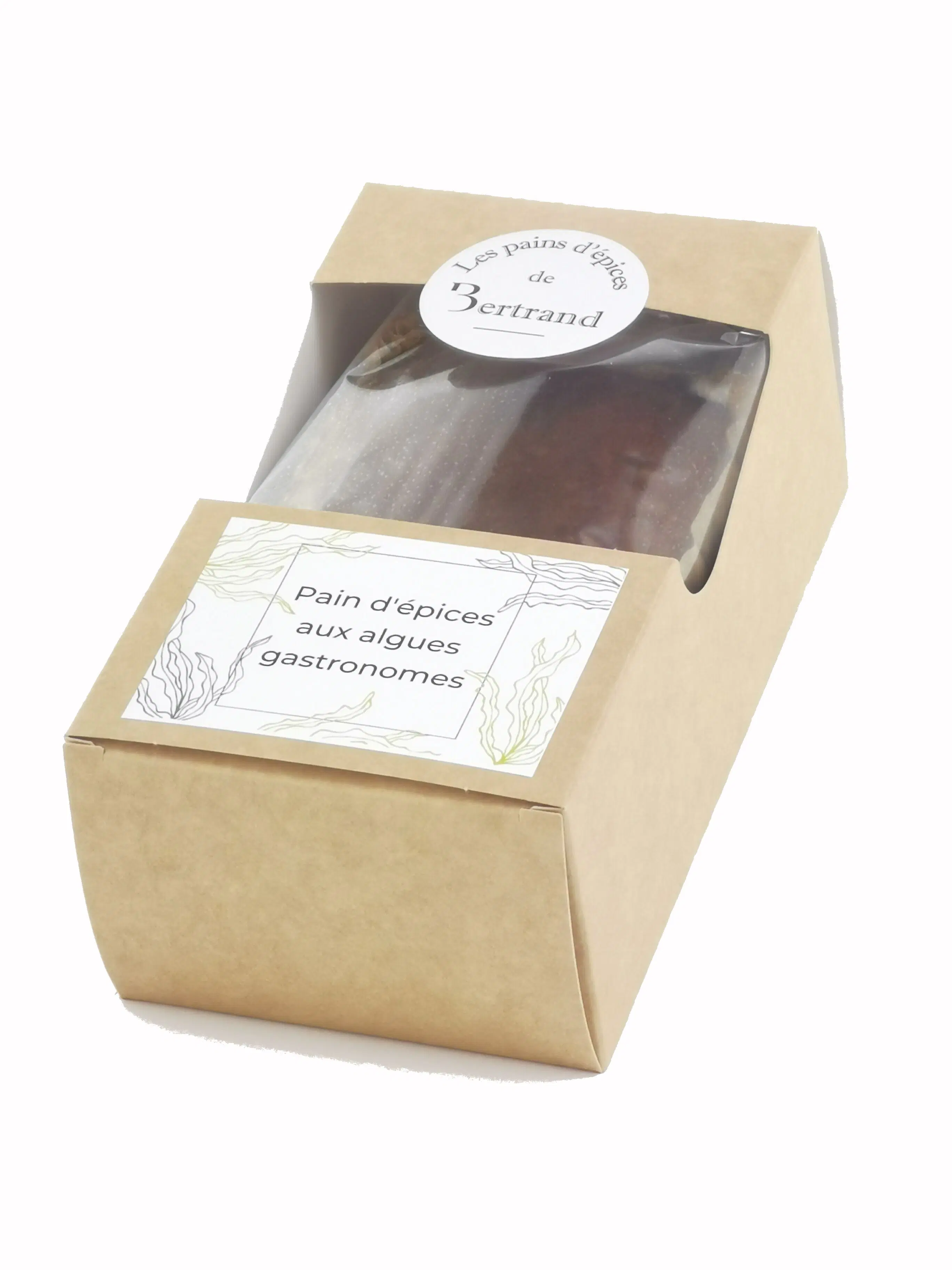 Gingerbread with gourmet seaweed