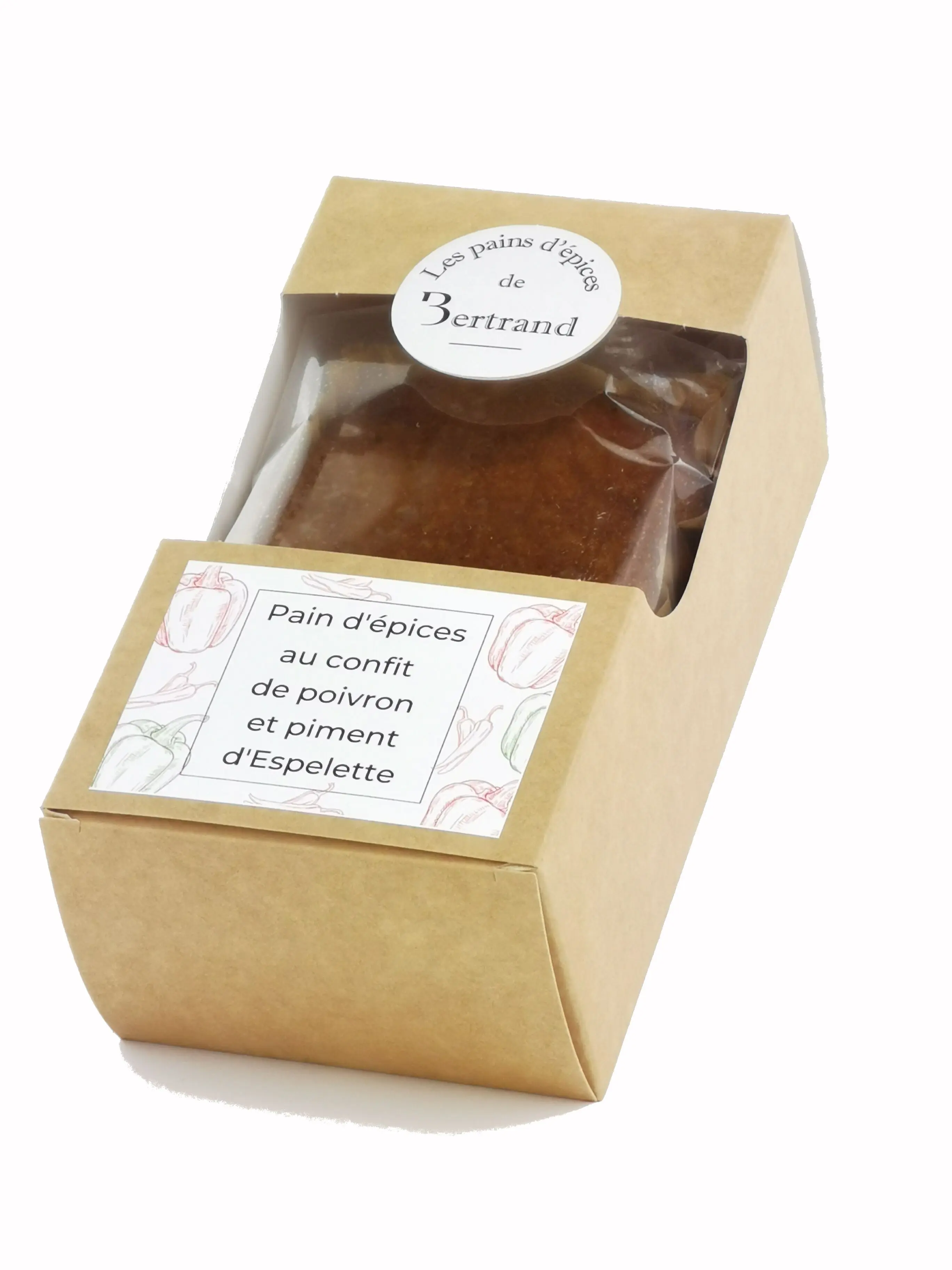 Gingerbread with pepper confit and Espelette pepper