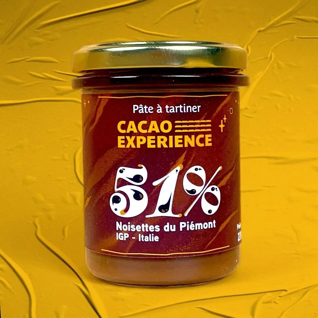 51% hazelnut spread from Piedmont IGP