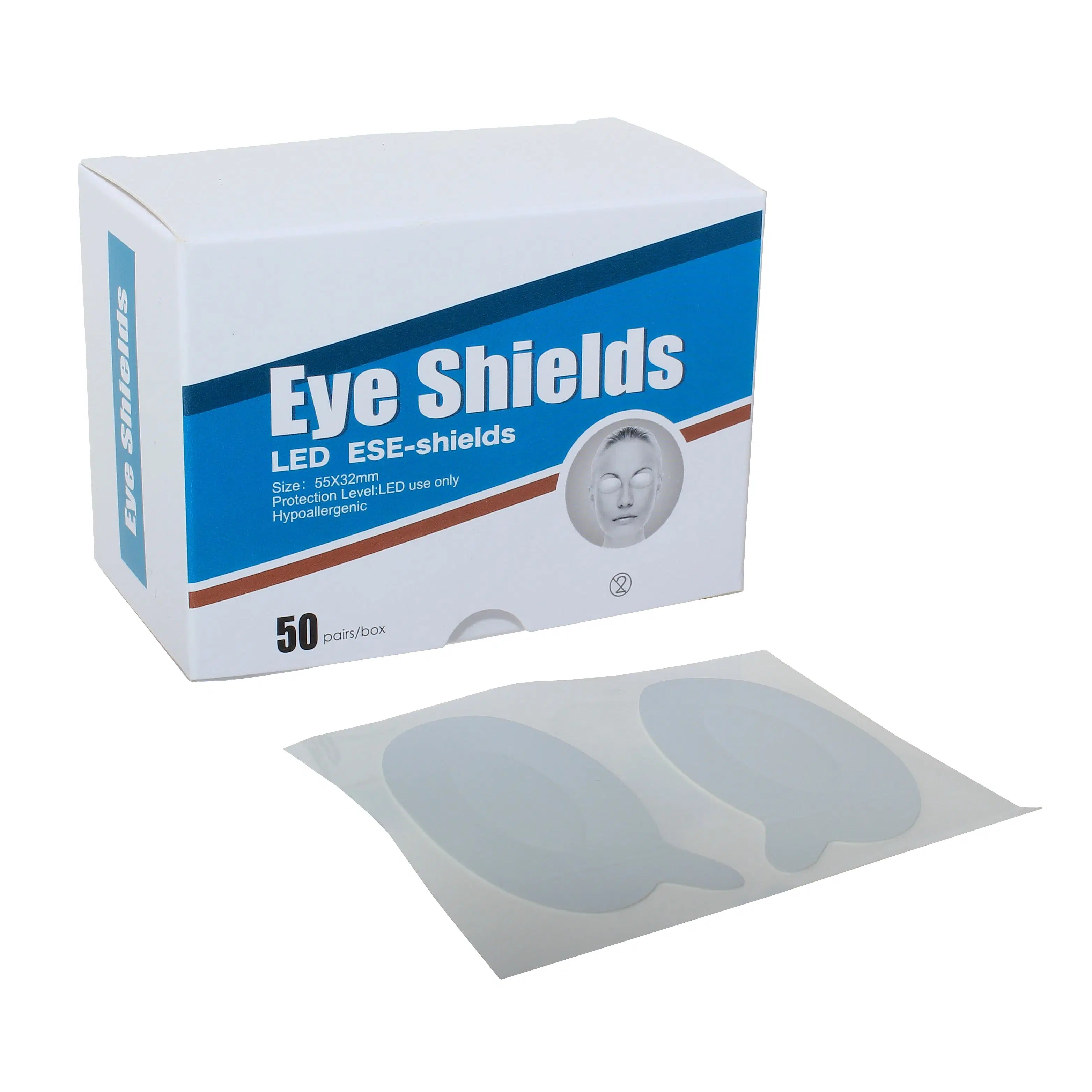 Visières Jetables LED / Microdermabrasion (Boîte de 50 paires)