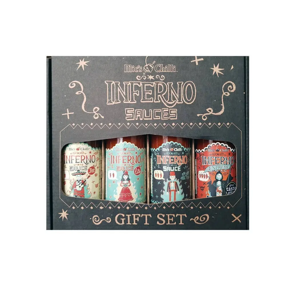 Inferno Sauce Gift Set - Hot Sauce - Chilli