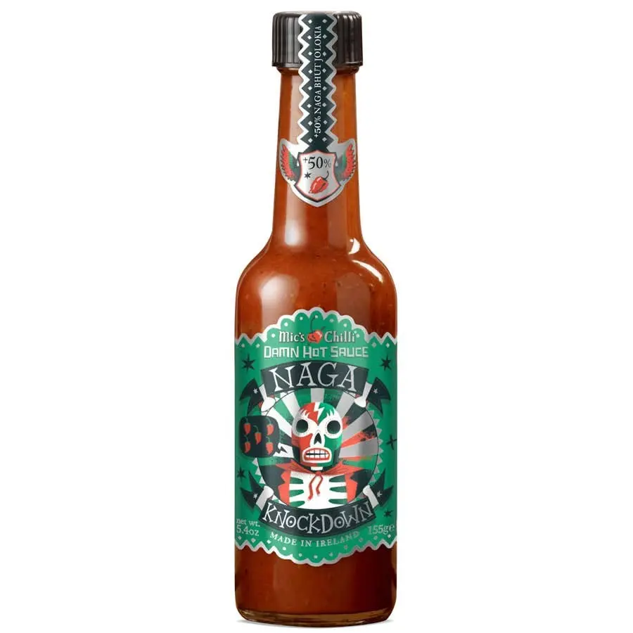Naga Knockdown Sauce - Damn Hot Sauce - Chilli