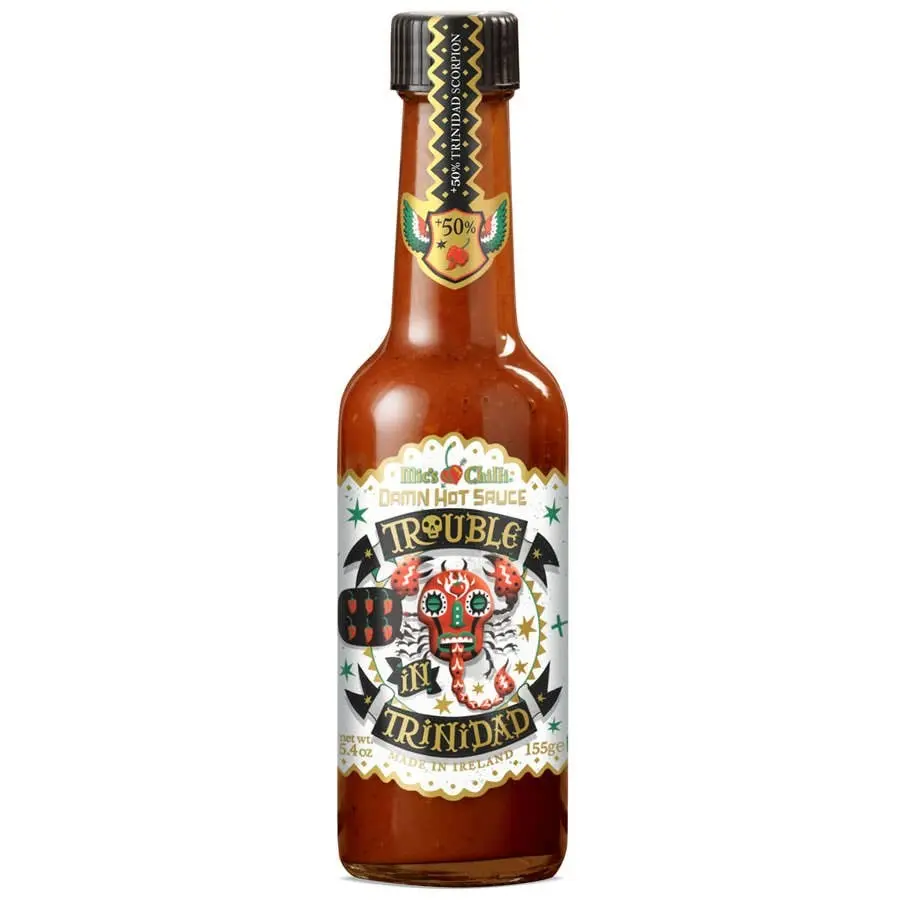 Trouble in Trinidad Sauce - Damn Hot Sauce - Chilli