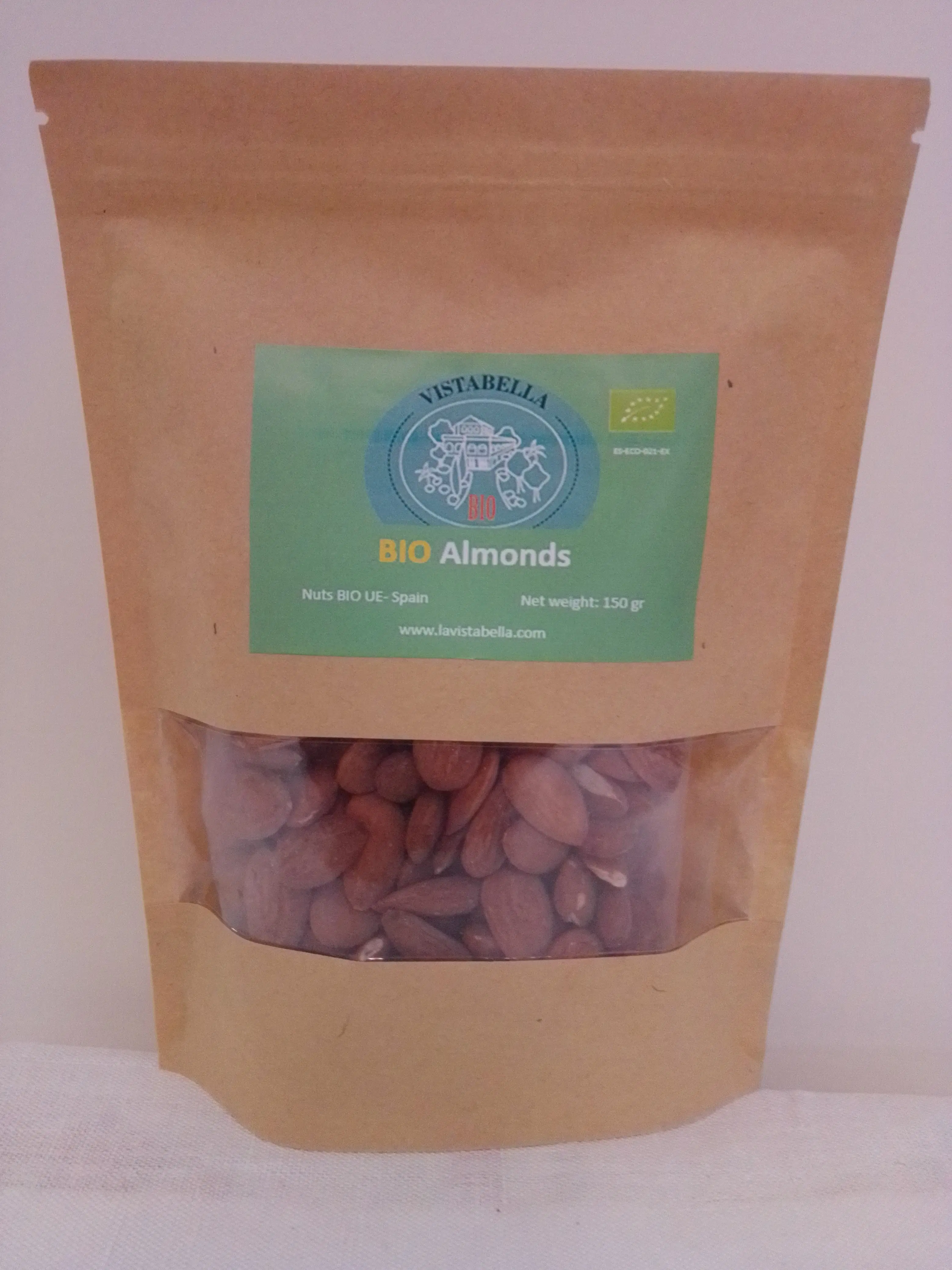 Organic Almonds 150 gr