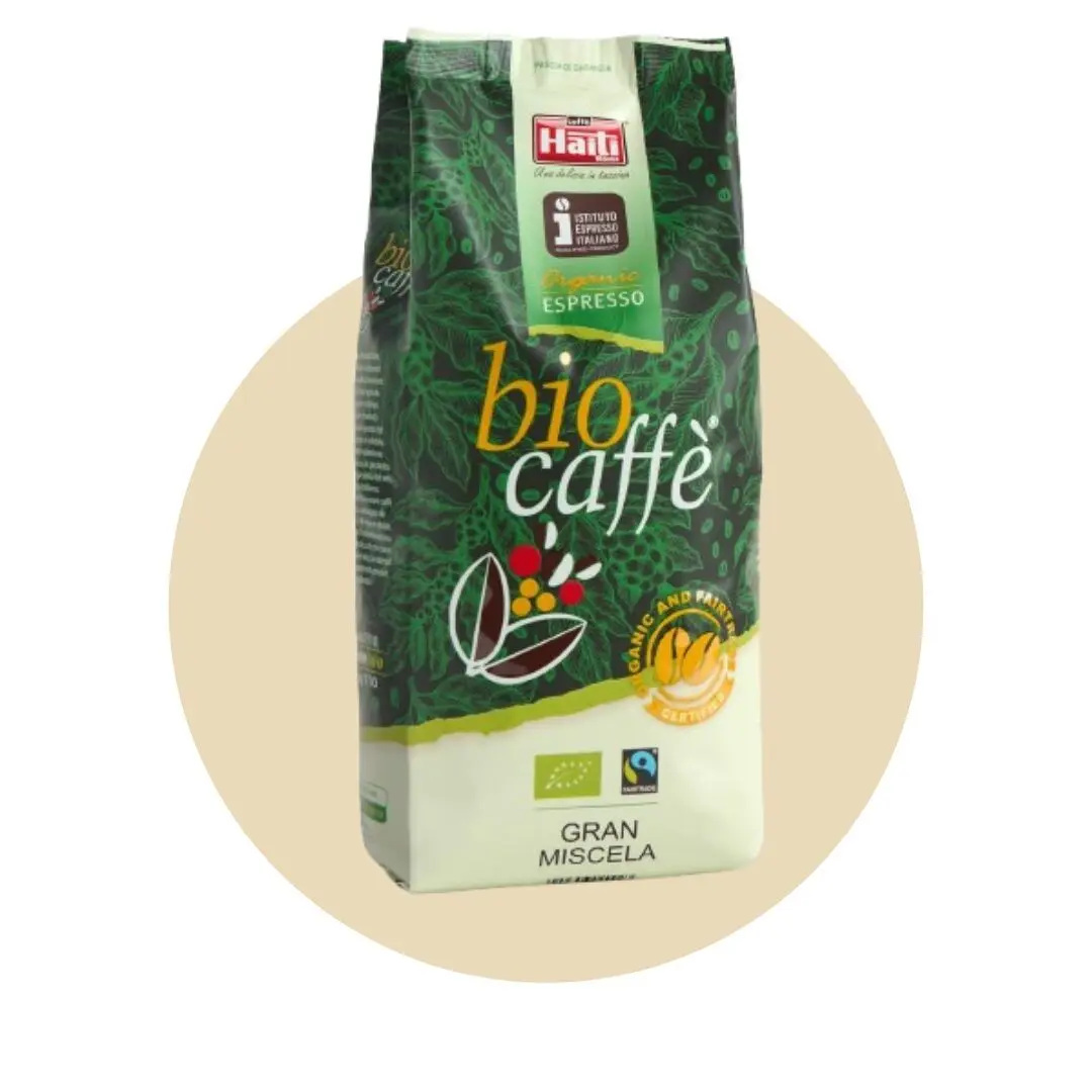 "Biocaffè Gran Miscela" in grani - 1 kg