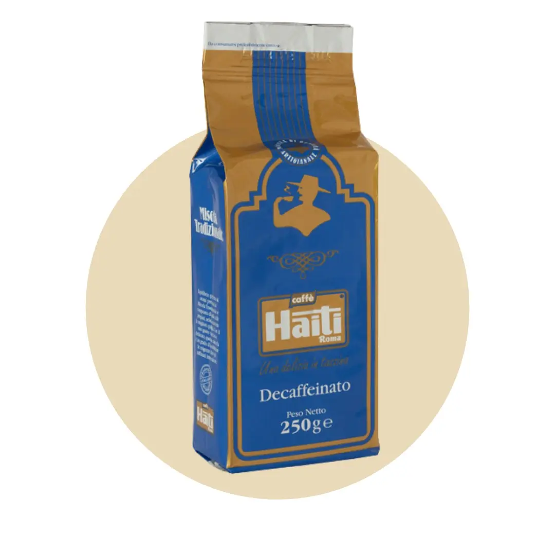 "Haiti Dec" decaffeinated ground coffee vacuum packed - 250 g