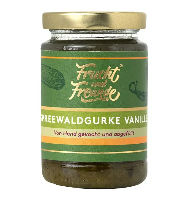 Spreewald cucumber vanilla chutney