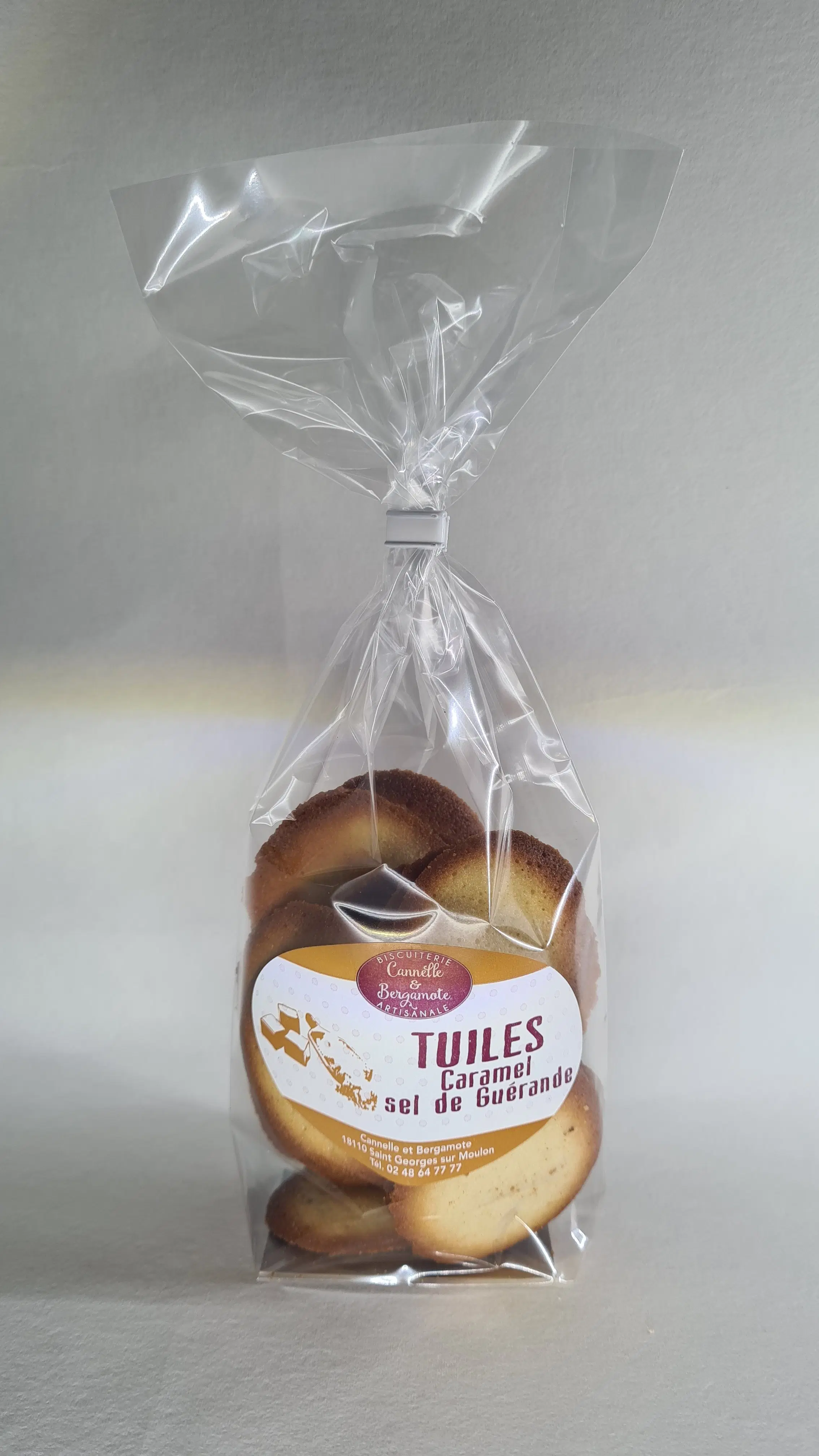Caramel Tuile with Guerande Salt