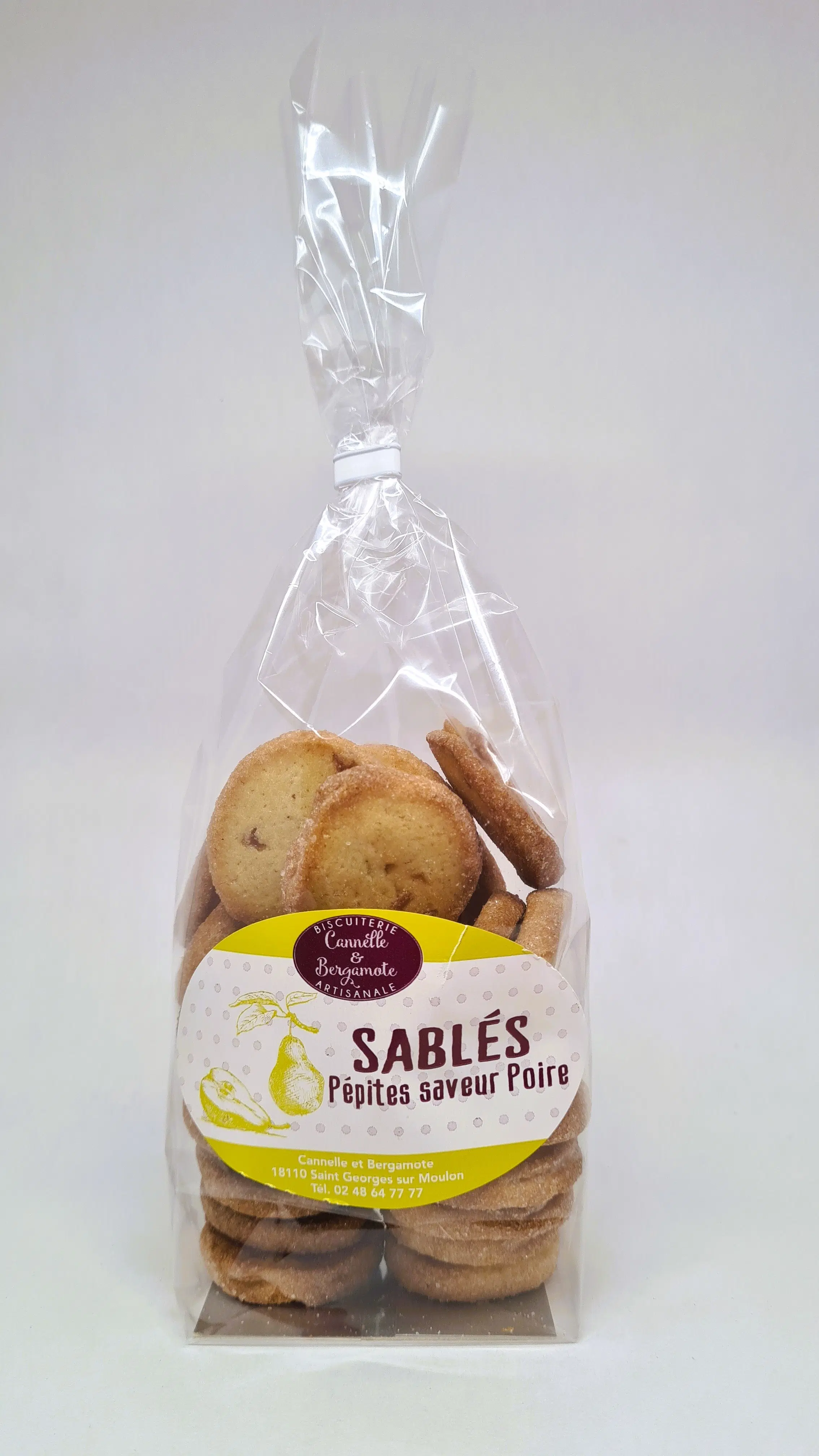 Pear shortbread