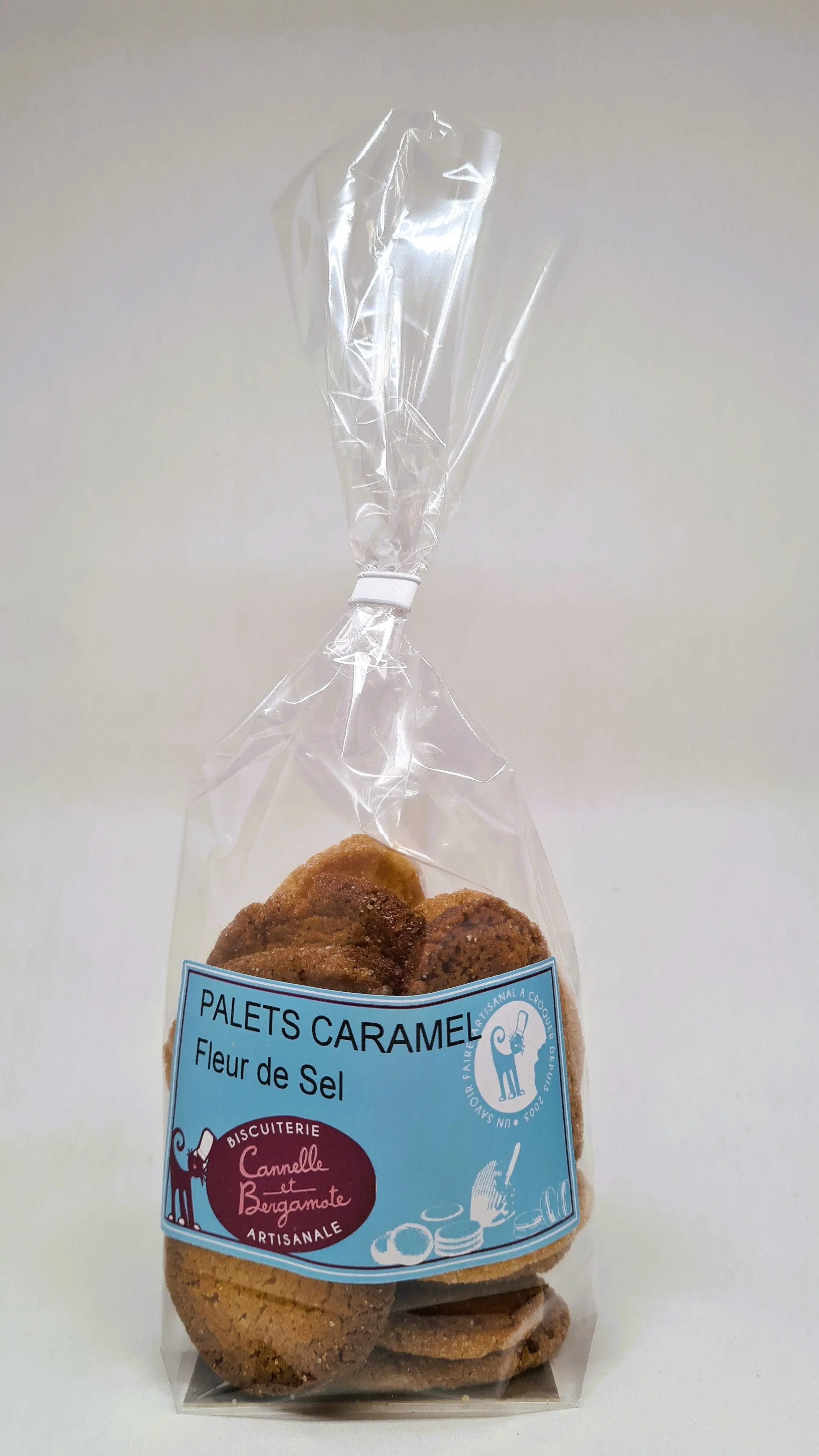 Caramel biscuits with Guérande salt