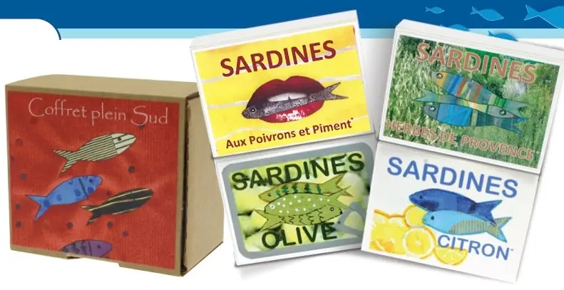 CONSERVAS DE PESCADO DE COLECCIÓN Caja regalo "PLEIN SUD"