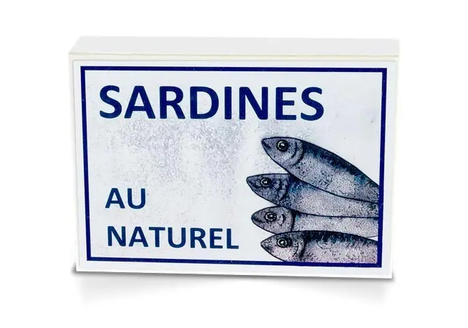 CONSERVAS DE PESCADO DE COLECCIÓN - Sardinas en agua - 1/6