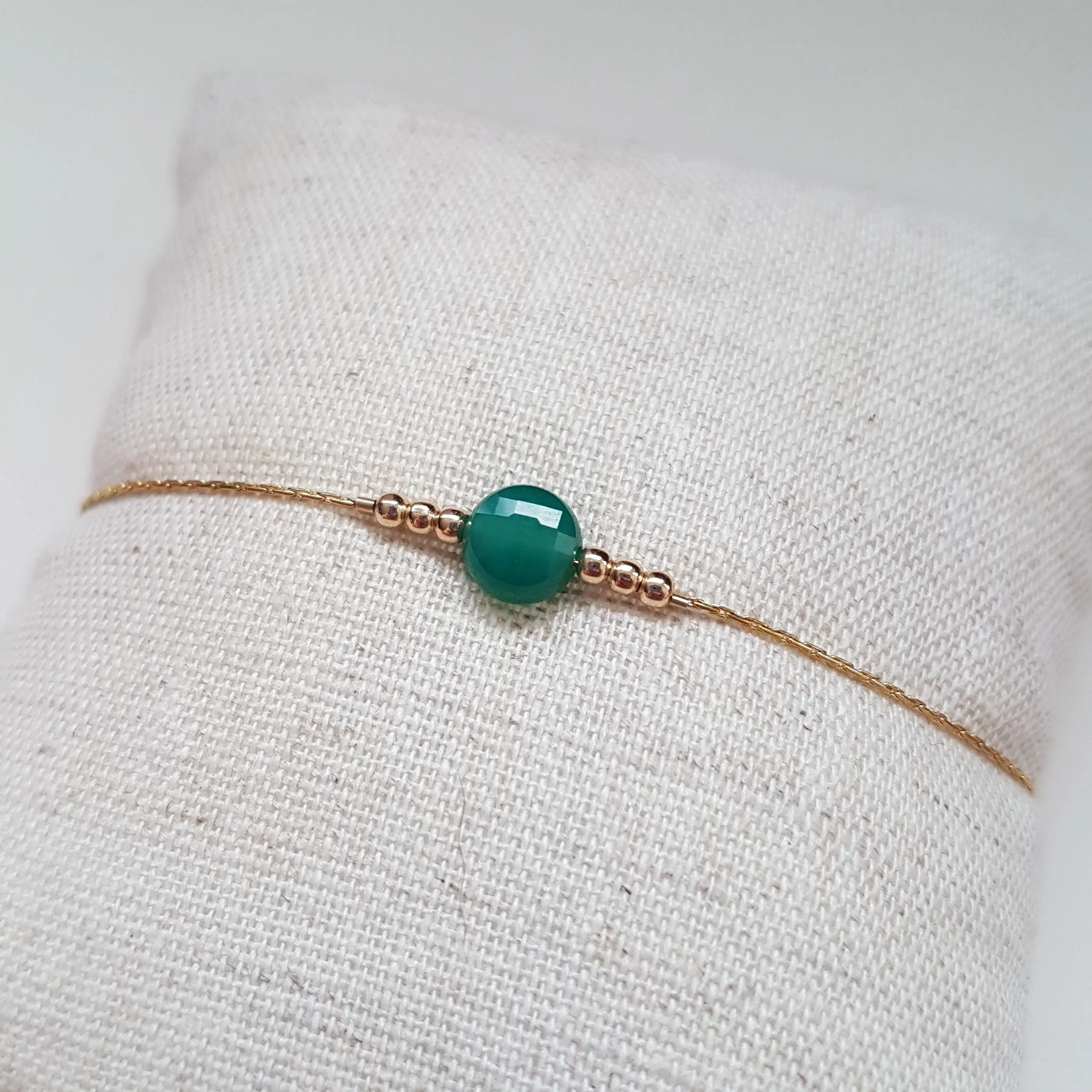 Green Agate Bracelet