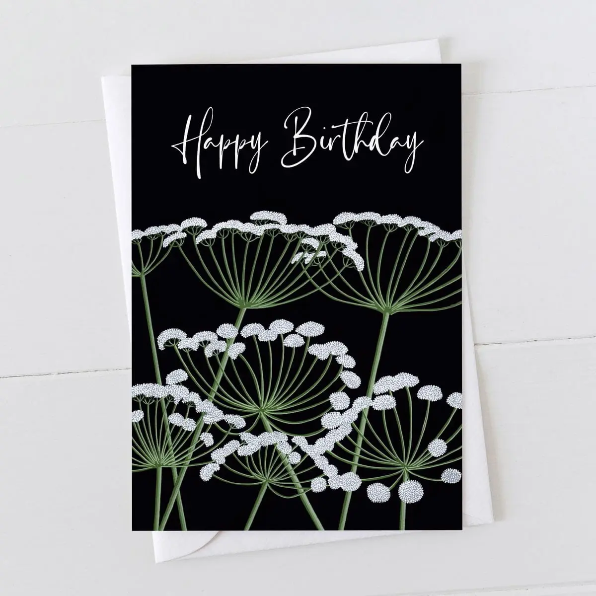Carte Joyeux anniversaire de persil de vache
