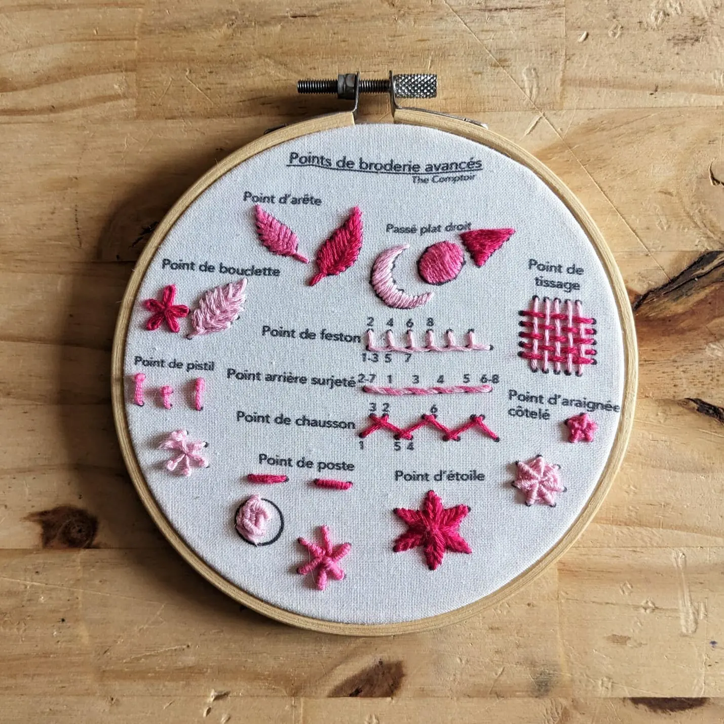 embroidery kit - advanced stitches