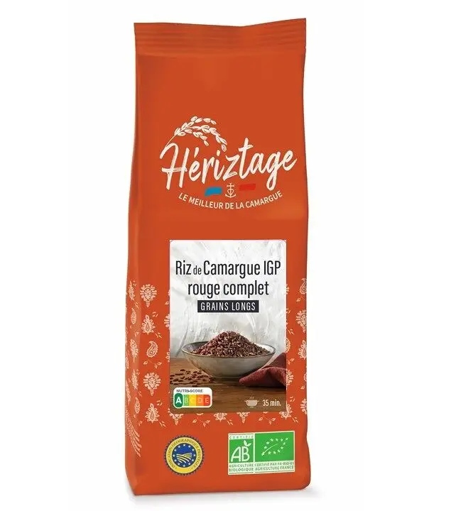 RISO CAMARGUE IGP - INTERO LUNGO ROSSO BIOLOGICO 500G