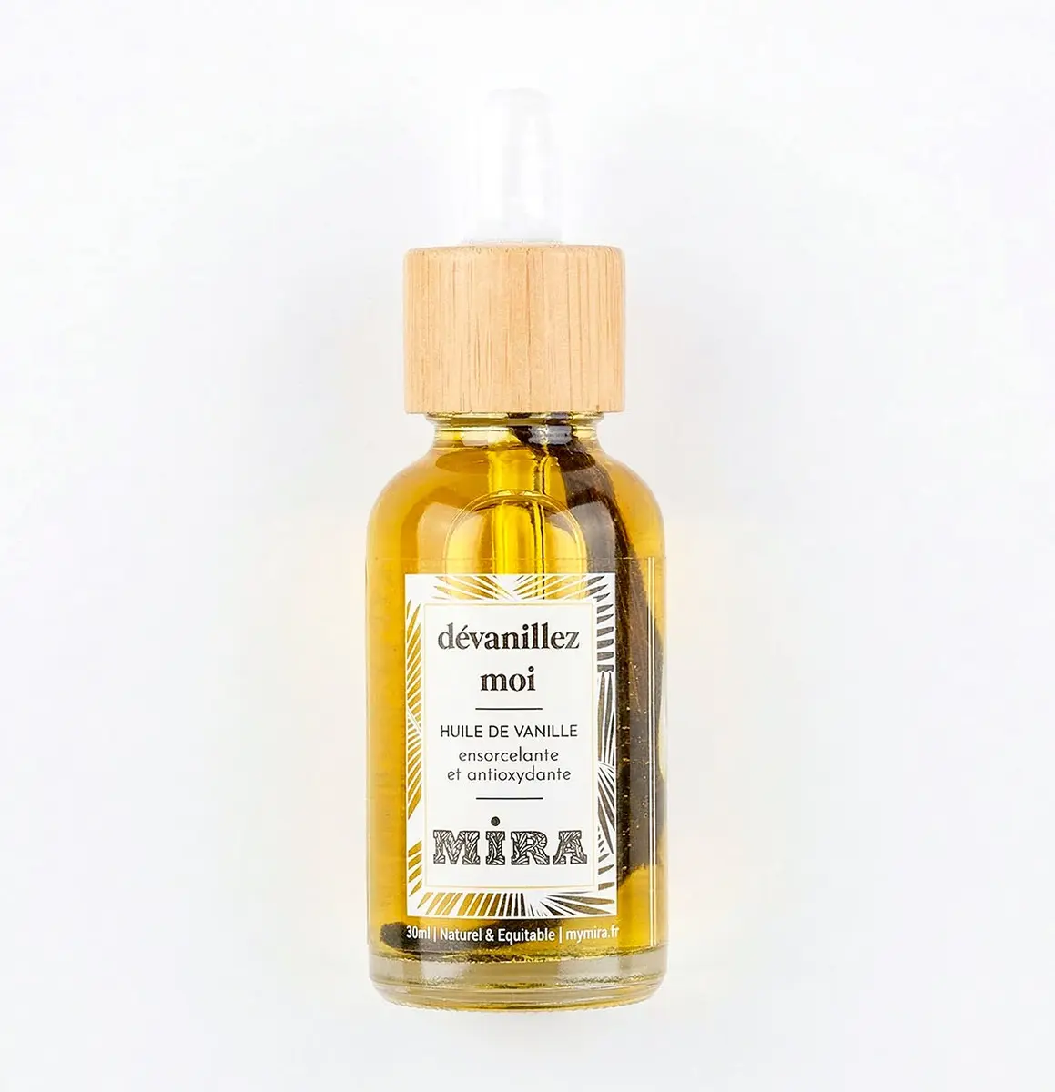 L'huile enivrante - Dévanillez-moi - Huile sèche de vanille et jojoba - Visage - Sébo-régulatrice, anti-inflammatoire et anti-âge - 30 ml