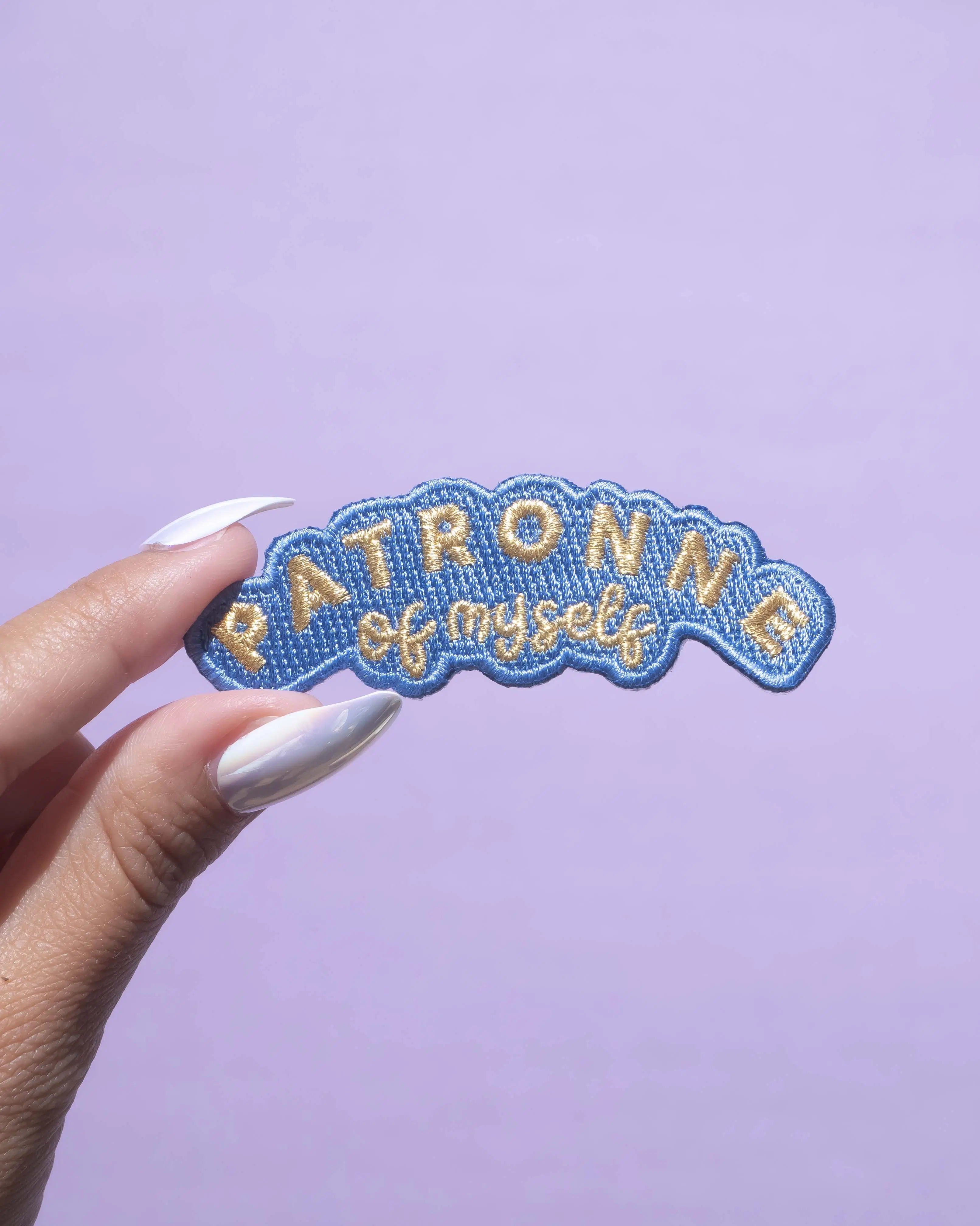 Patroness of myself iron-on patch