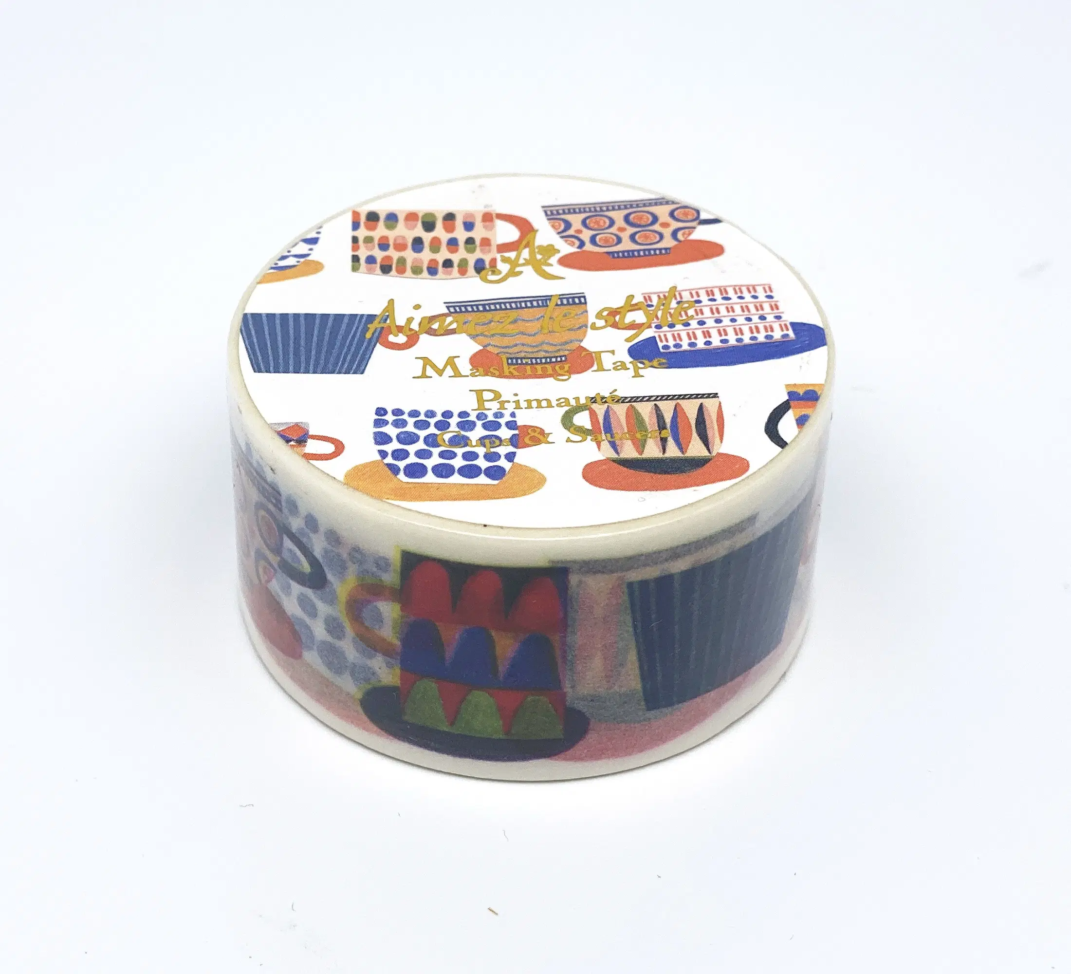 CUPS & SOUCERS - Washi Tape/Masking Tape