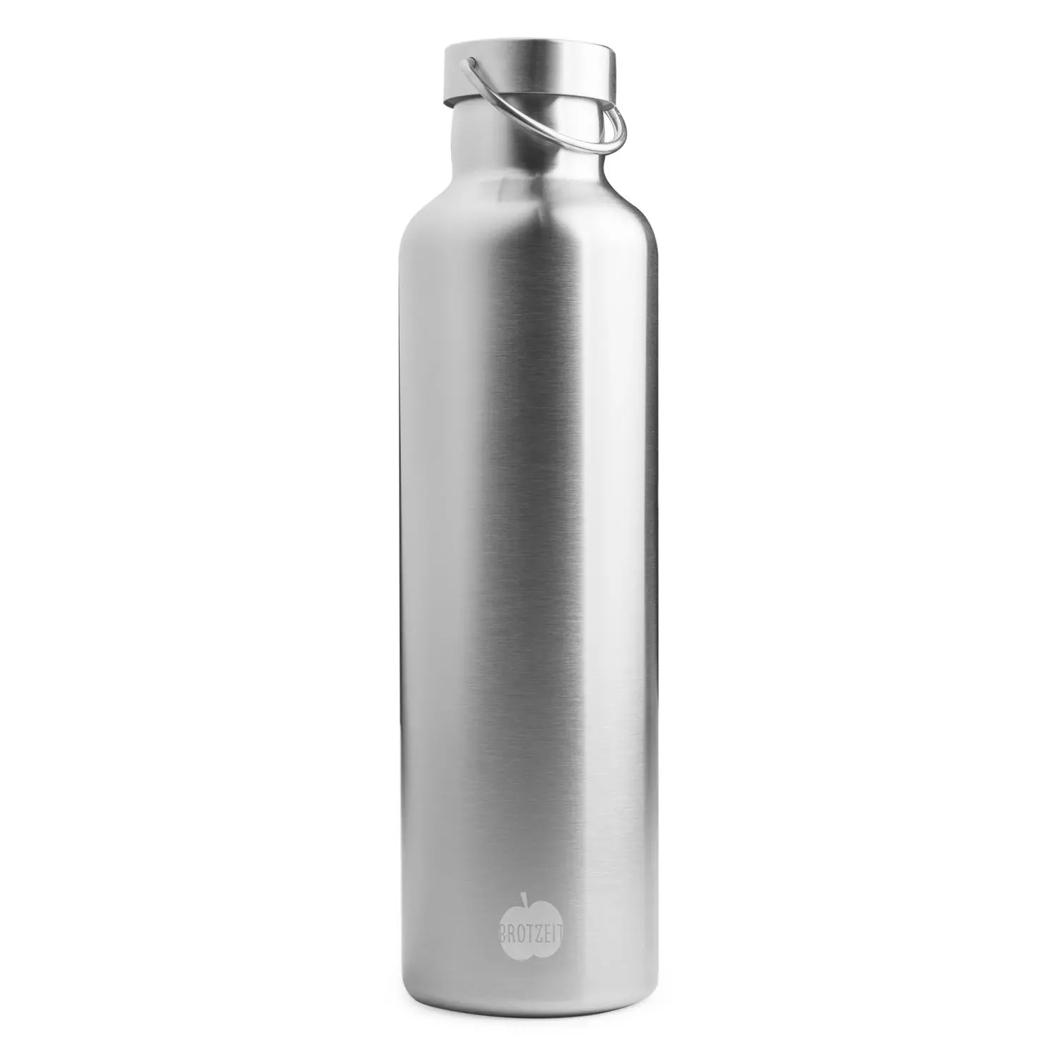 Brotzeit thermos bottle made of stainless steel, plastic-free drinking bottle in 3 sizes - 1l