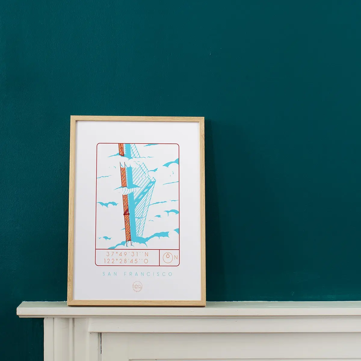 A4 San Francisco Poster