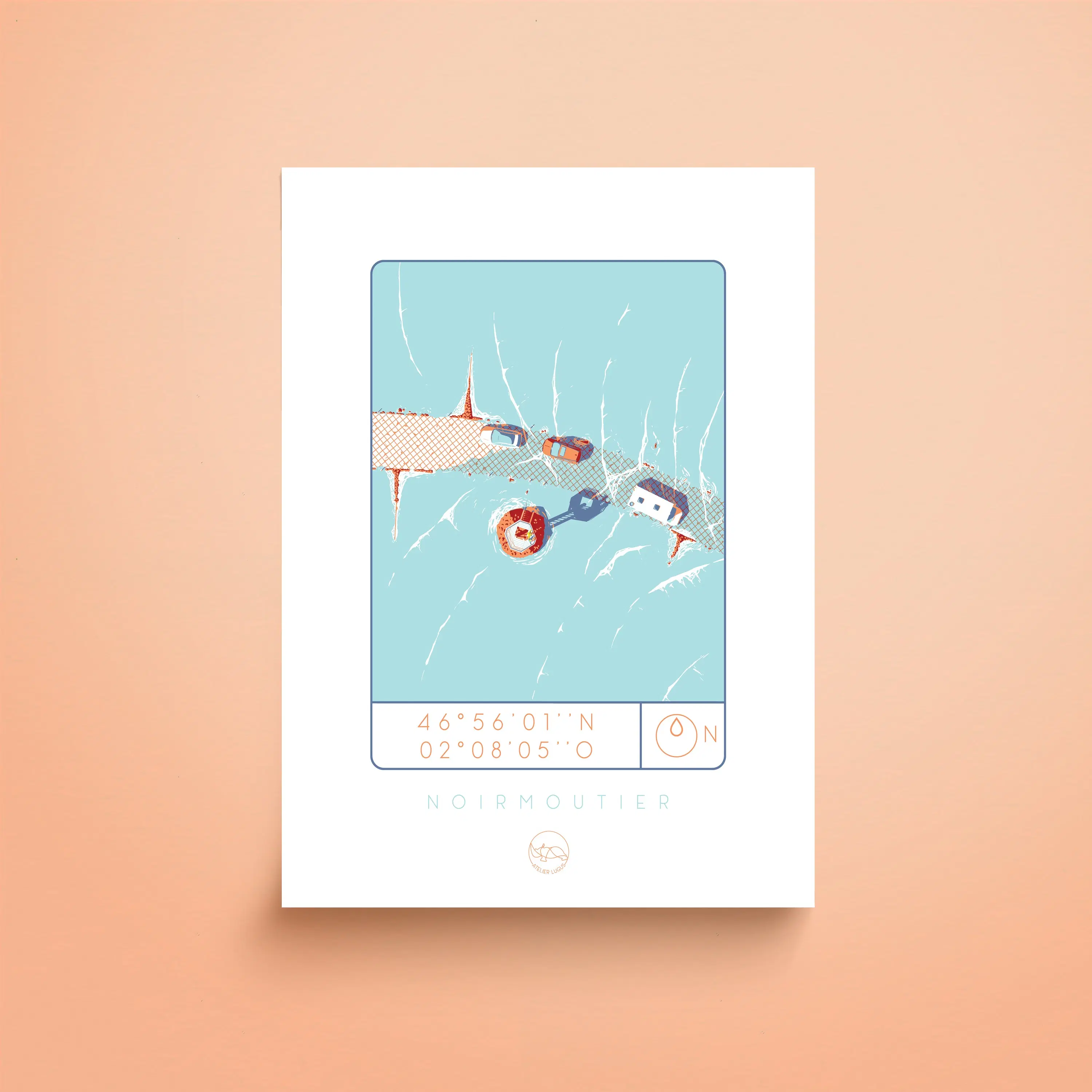 Noirmoutier postcard