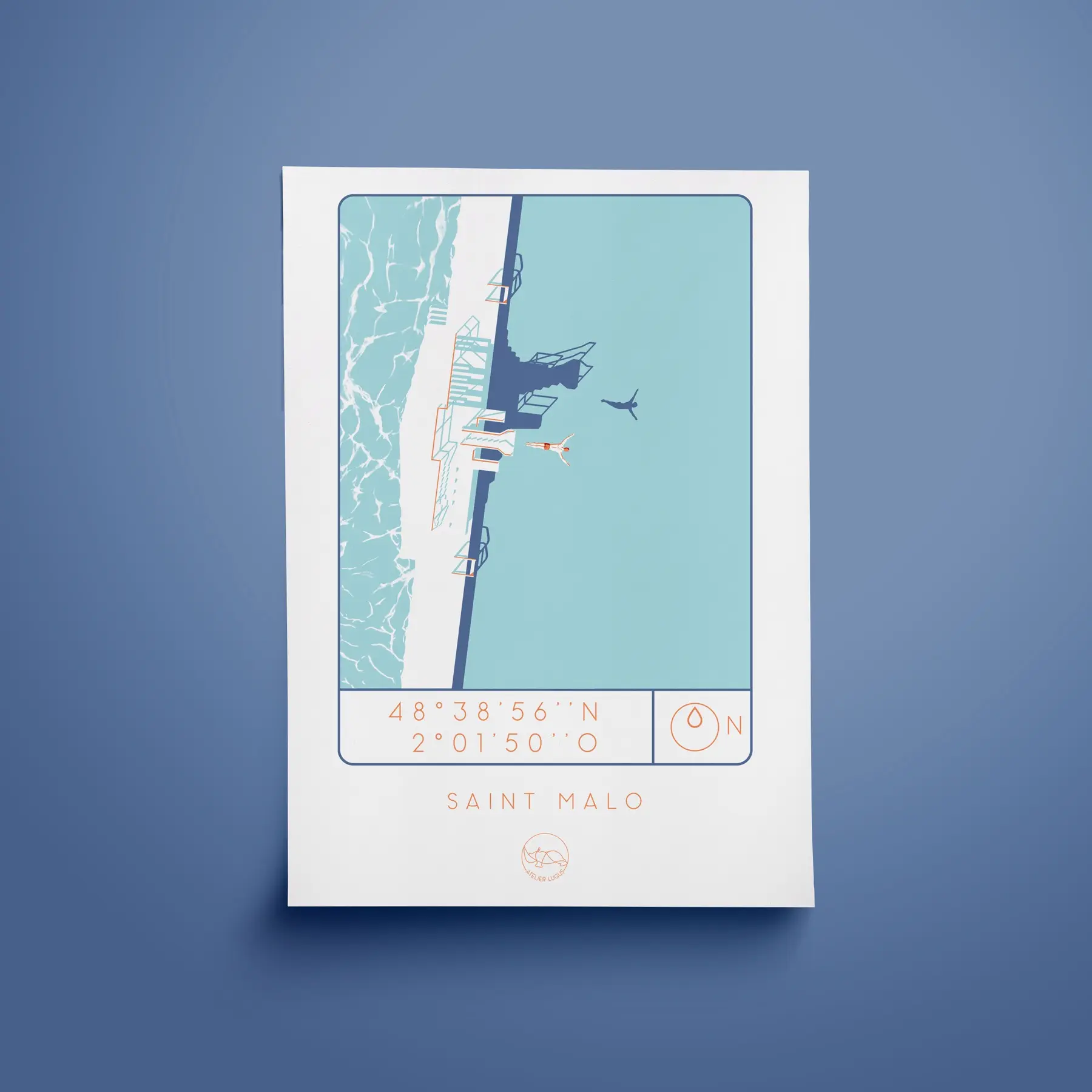 Saint-Malo postcard
