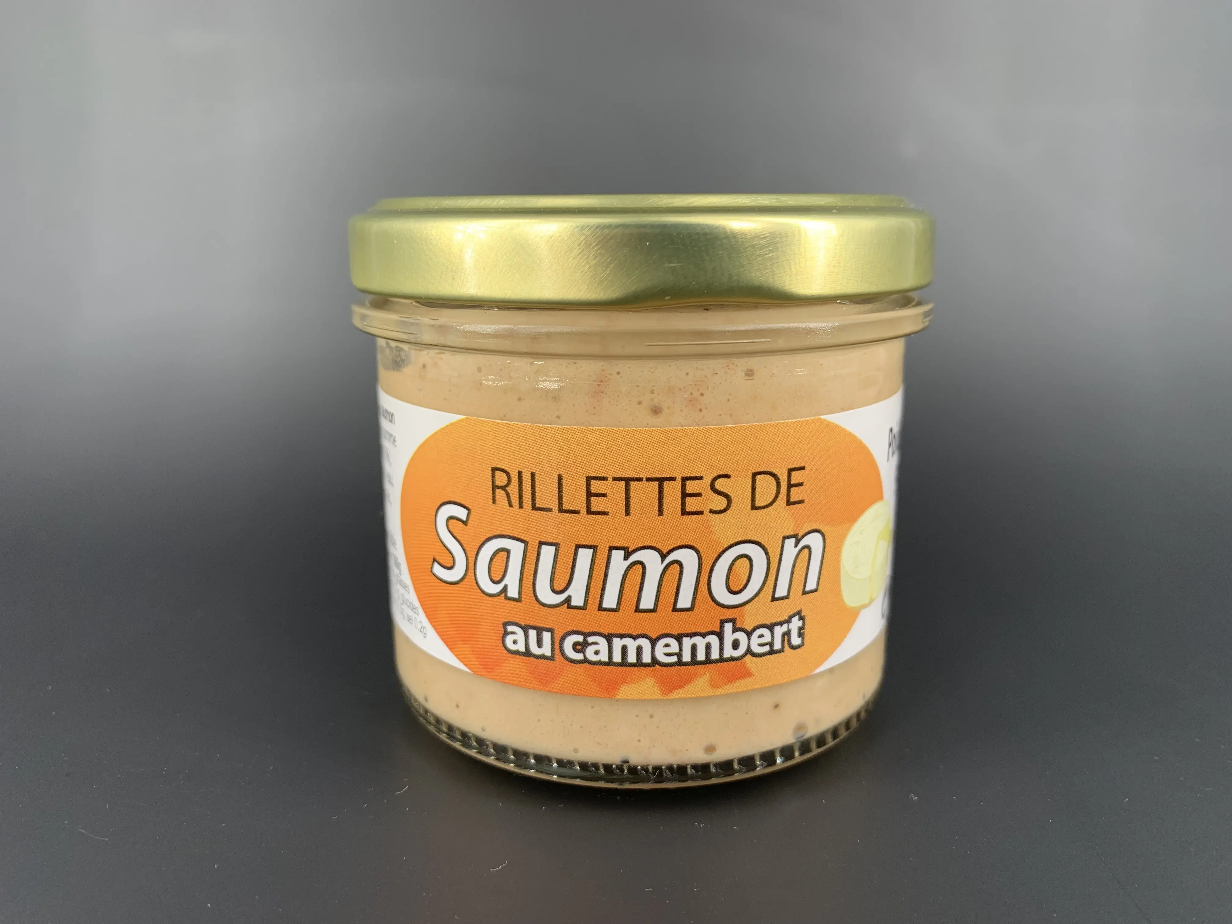 Rillettes de salmón con camembert