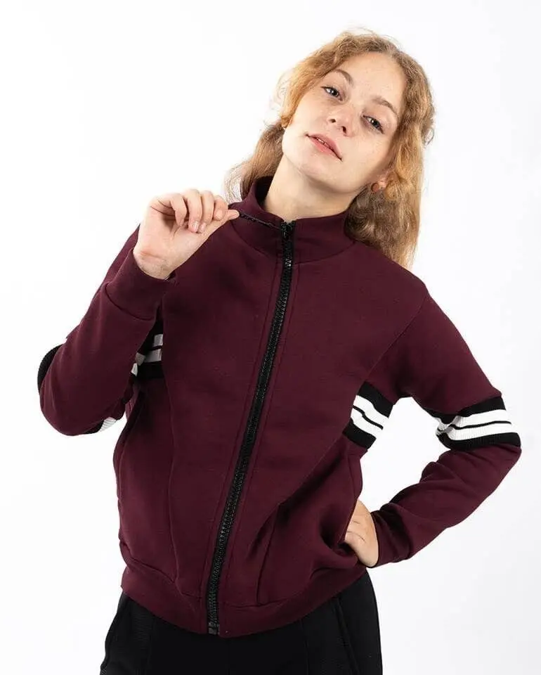 Jacket Dispose Burgundy