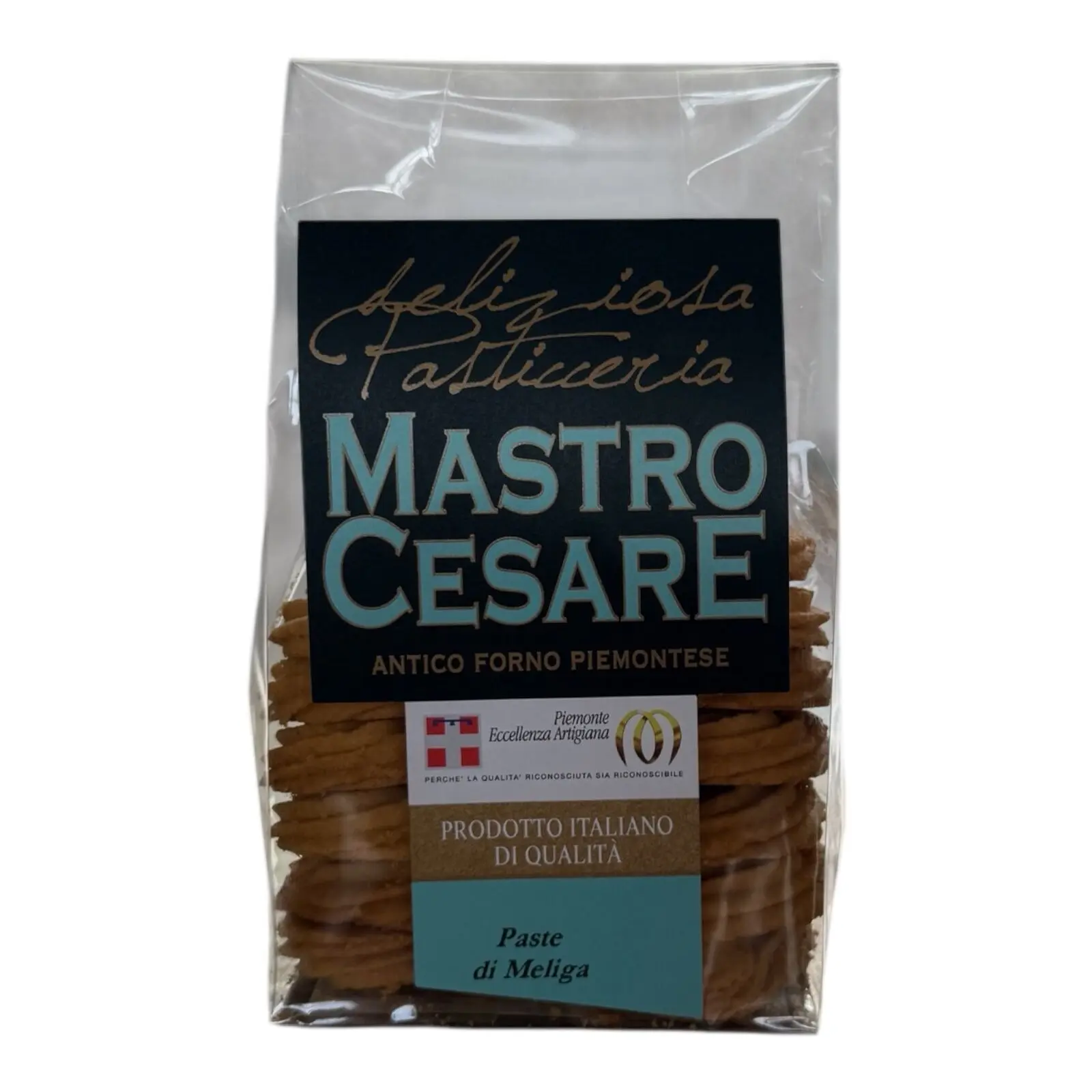 Meliga pasta handmade in Italy with corn flour