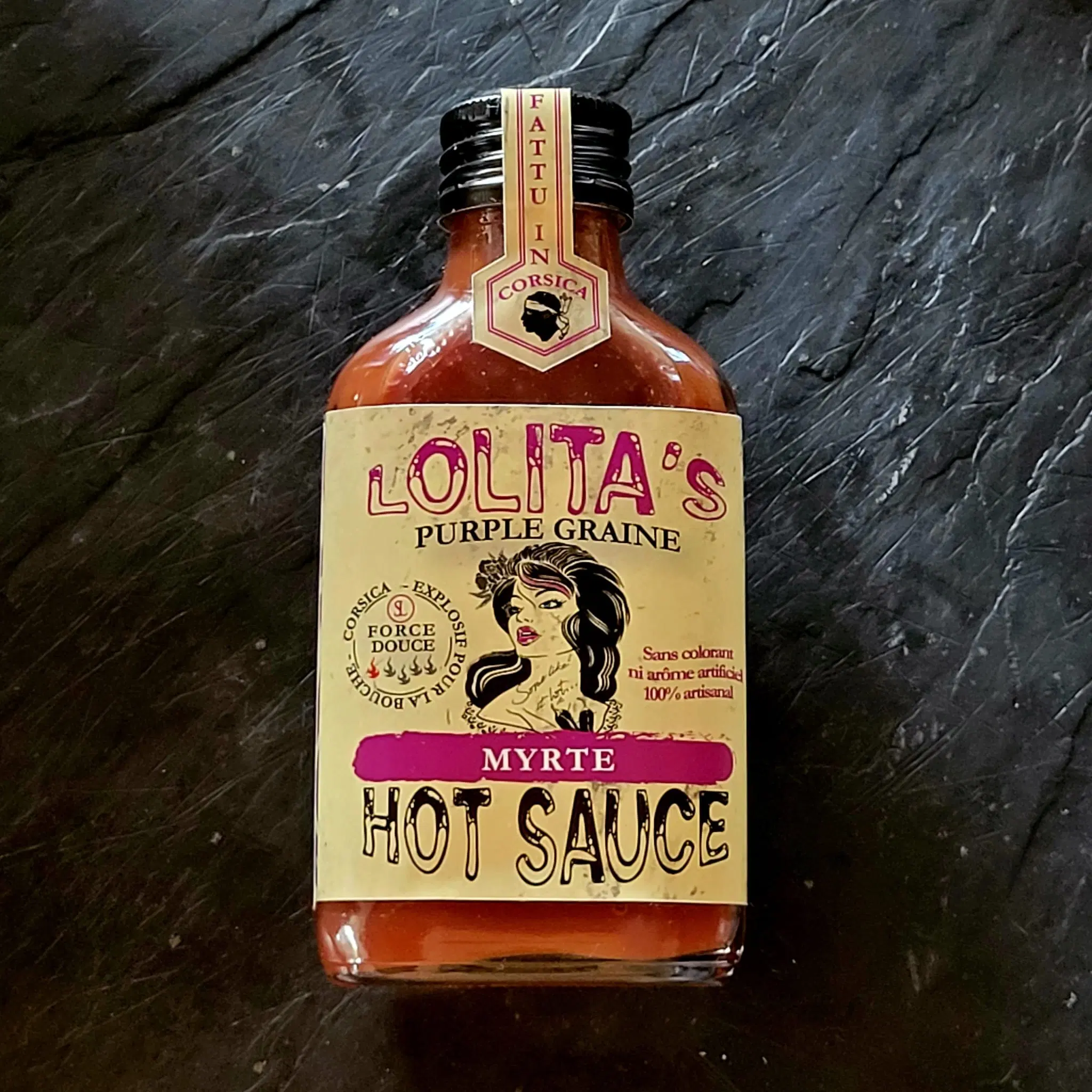 Sauce piquante PURPLE GRAINE au piment doux