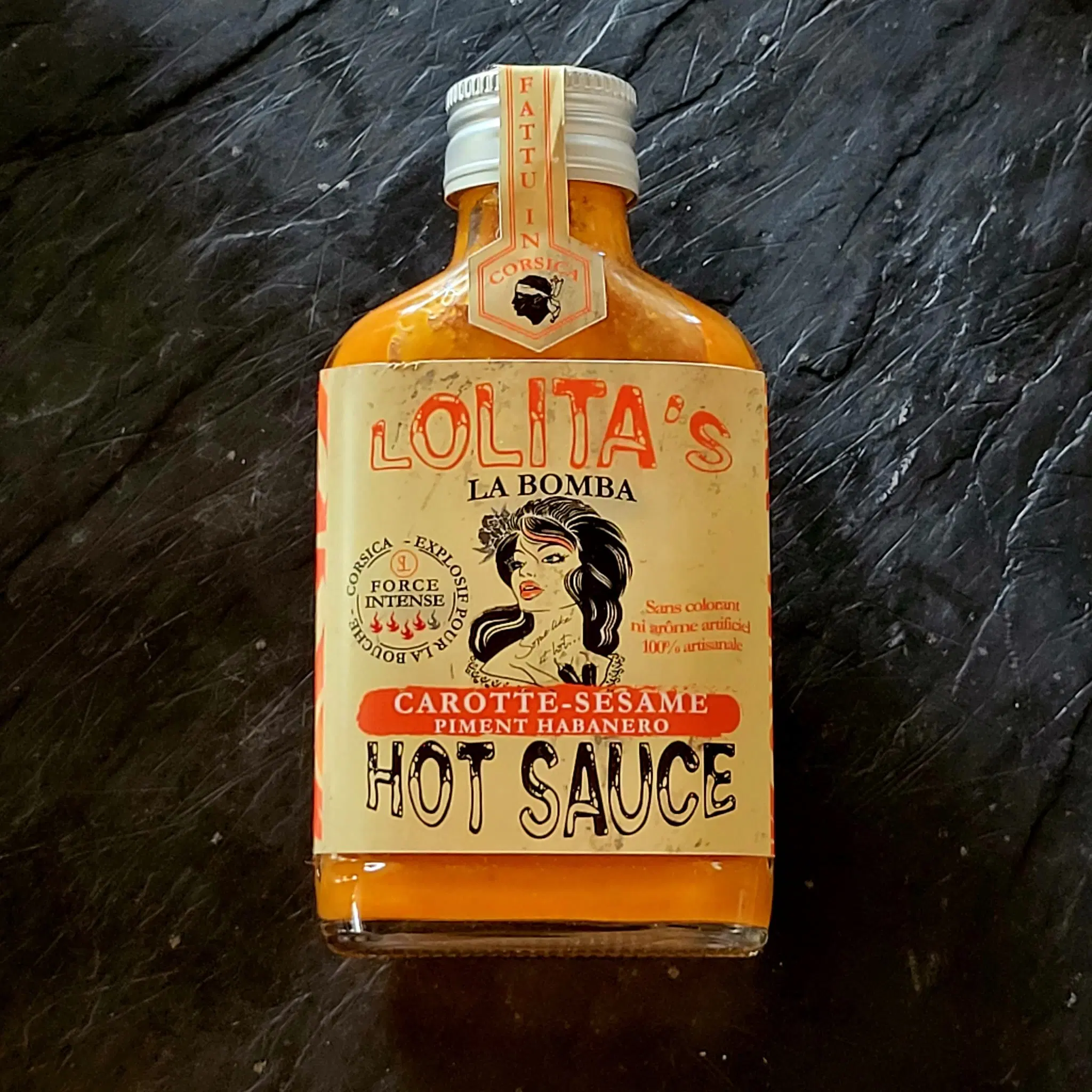 Sauce piquante LA BOMBA 100% HABANERO