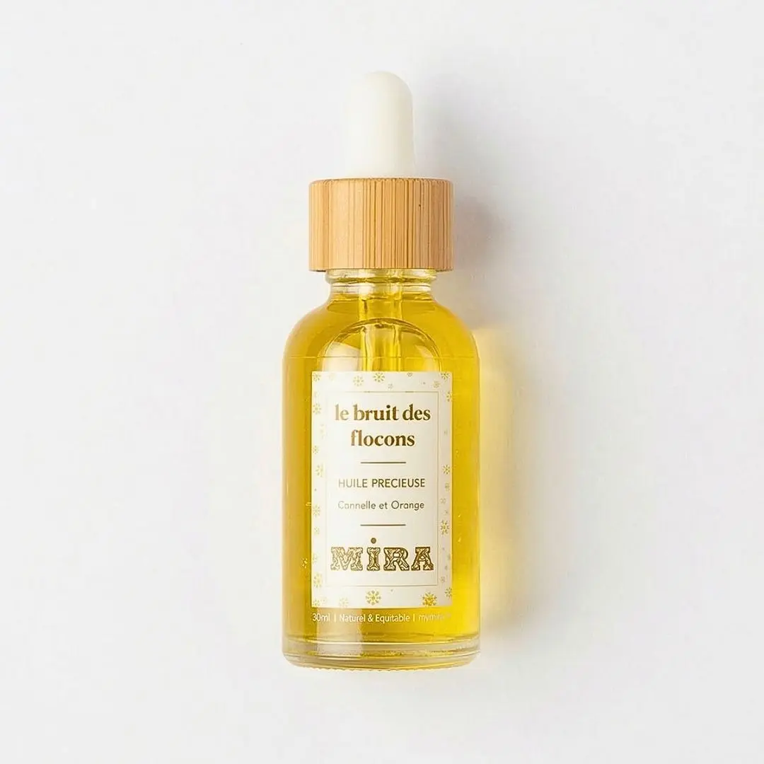 Le Bruit des Flocons - Huile d'hiver à l'huile de carthame, arnica et jojoba - Visage, corps - Nourrissante, adoucissante, peaux très sèches - 30 ml