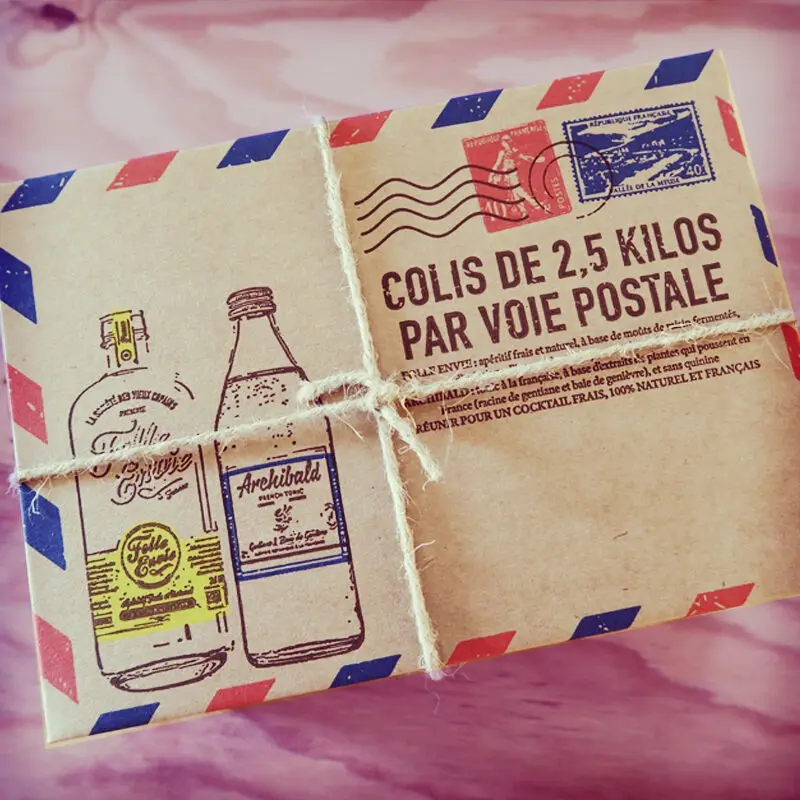 COFFRET MERCI ZILDA BIO :  APERIITIF FOLLE ENVIE 750 ML + 1 ARCHIBALD 500 ML