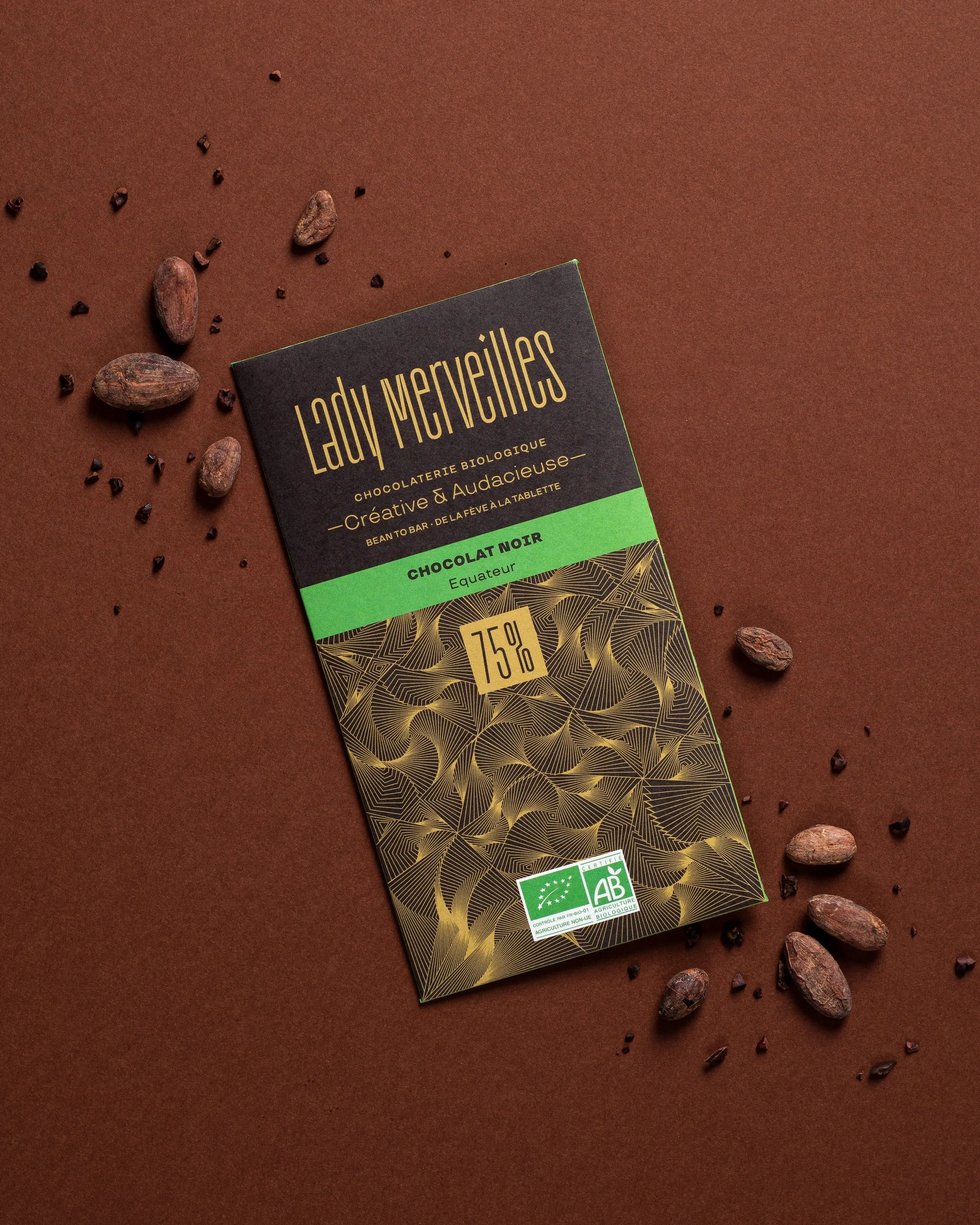 Chocolate amargo 75% ECUADOR bean to bar
