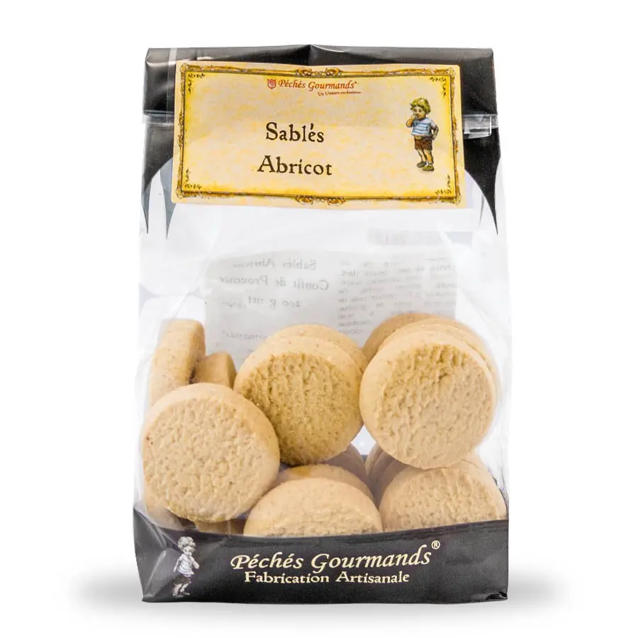Apricot pure butter shortbread 200g bag