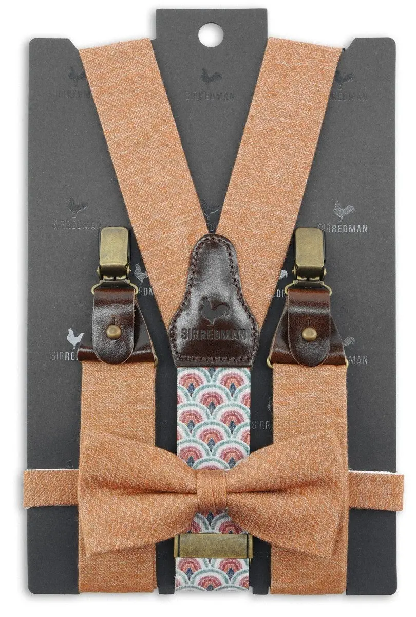 Sir Redman Hosenträger Kombipack Festa Fortuna terracotta
