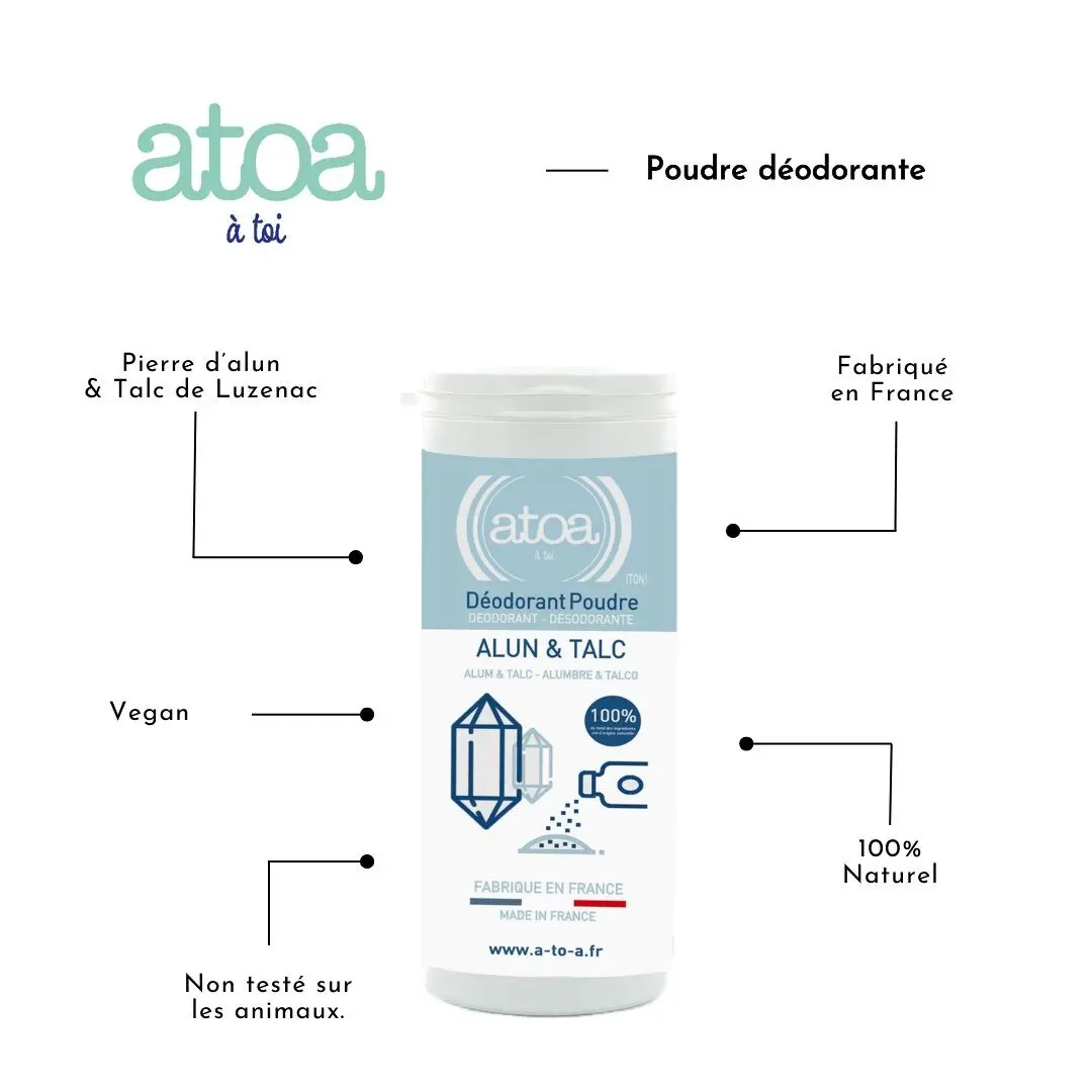 ATOA- Deodorant powder 75ml