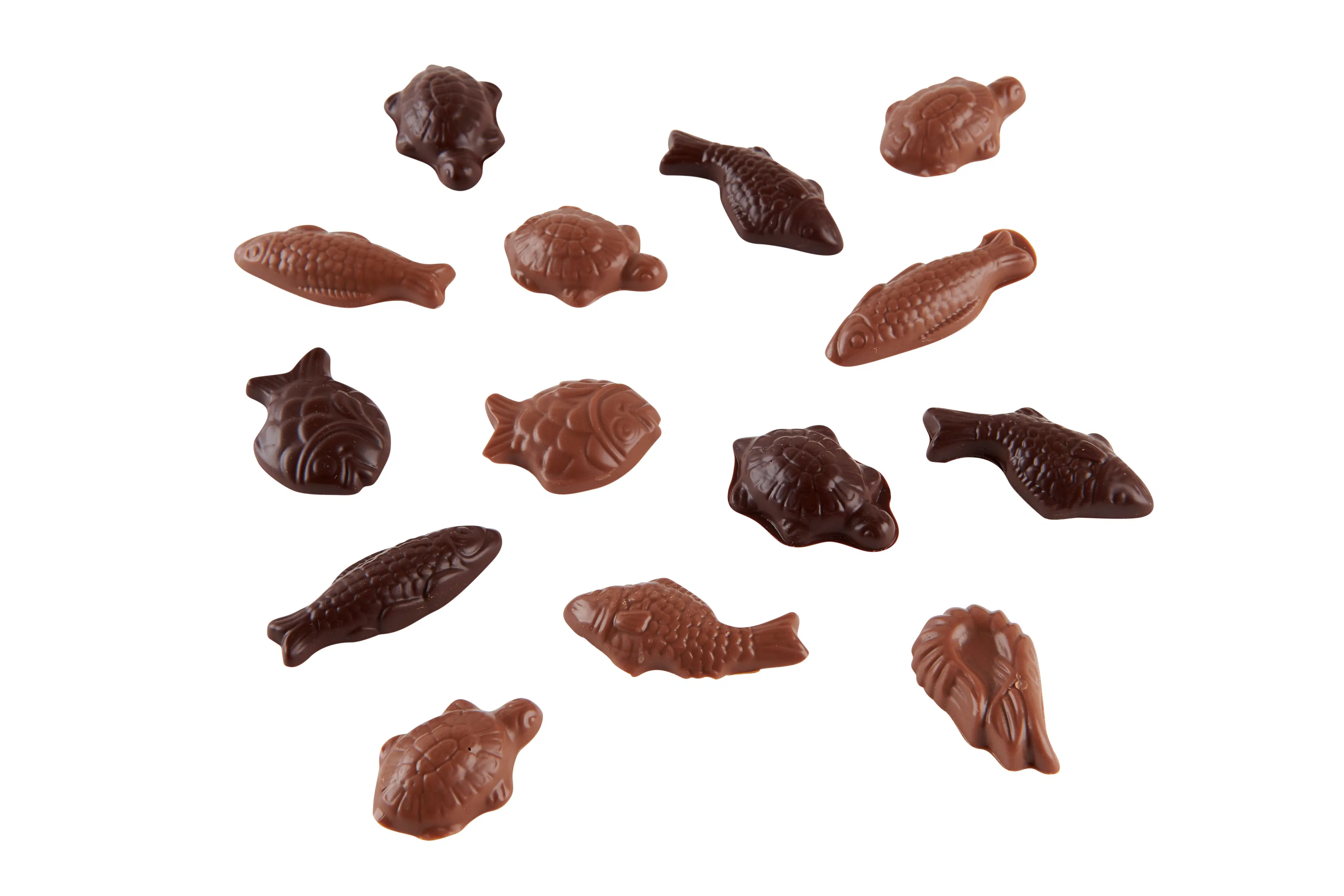 Dark chocolate shell fries 1 kg in bulk