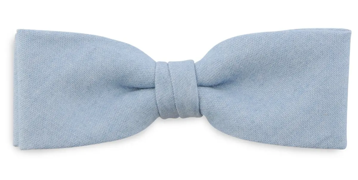 Sir Redman Light Denim Kinderfliege hellblau