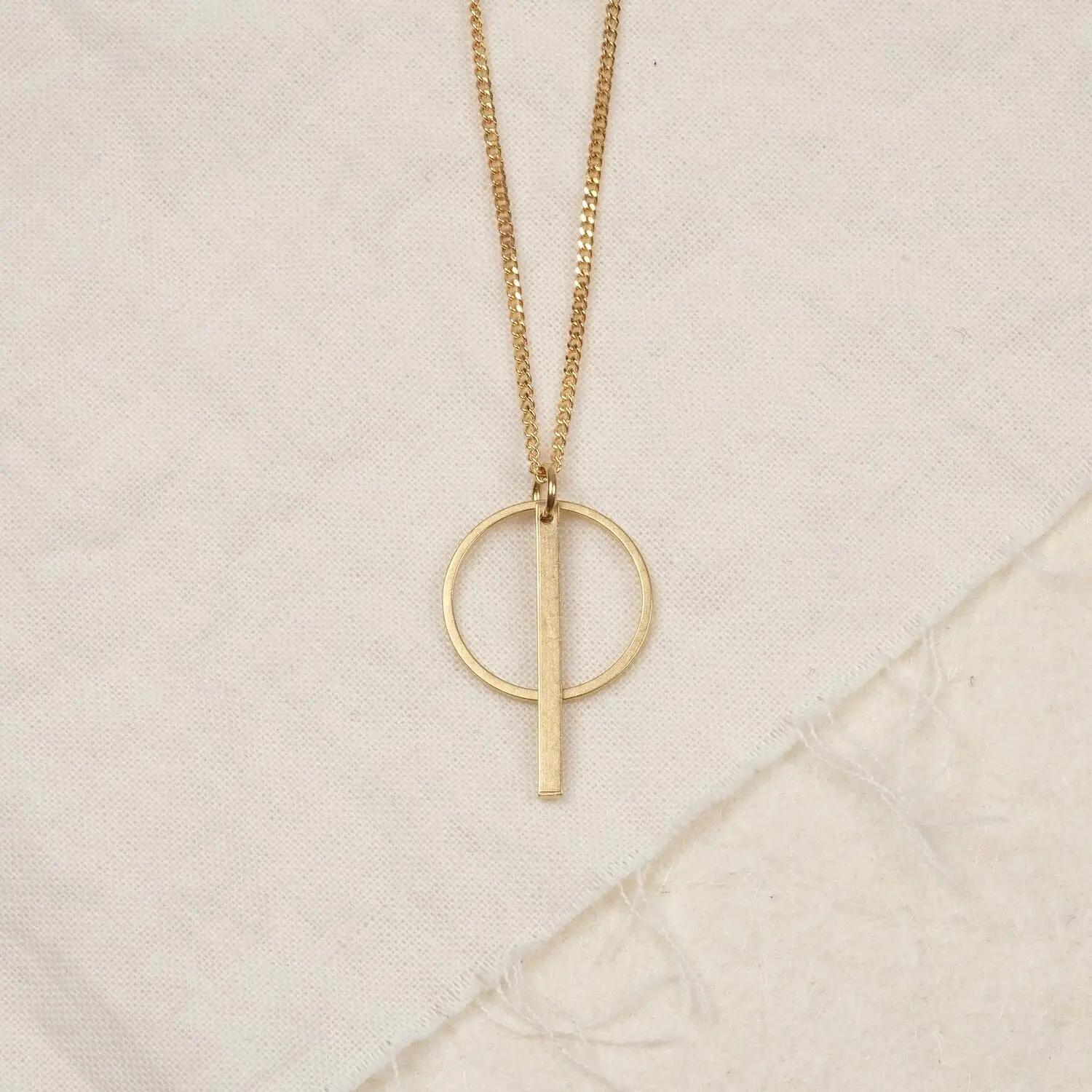 Halskette gold aus Messing - Bestseller Schmuck - Oku