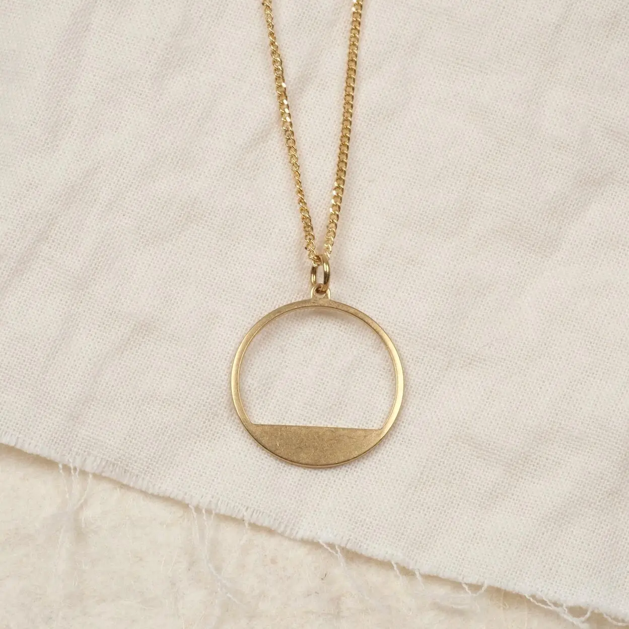 Halskette gold aus Messing - Bestseller Schmuck - Sunset