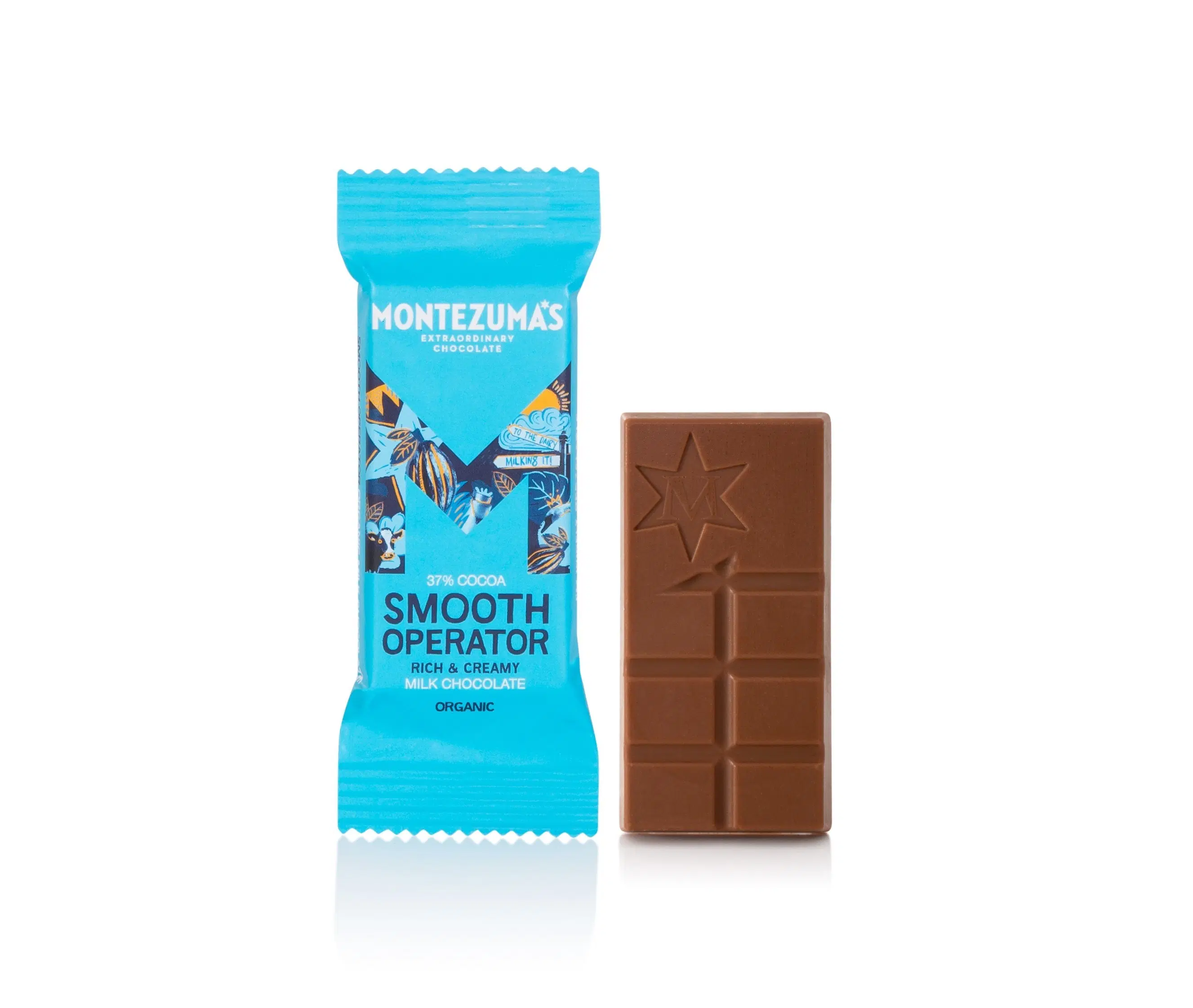Smooth Operator 37% Milk Organic Chocolate 25g Mini Bar