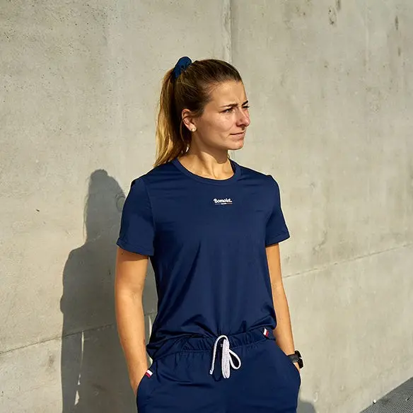 T-shirt da corsa da donna - L'Endurant Blue