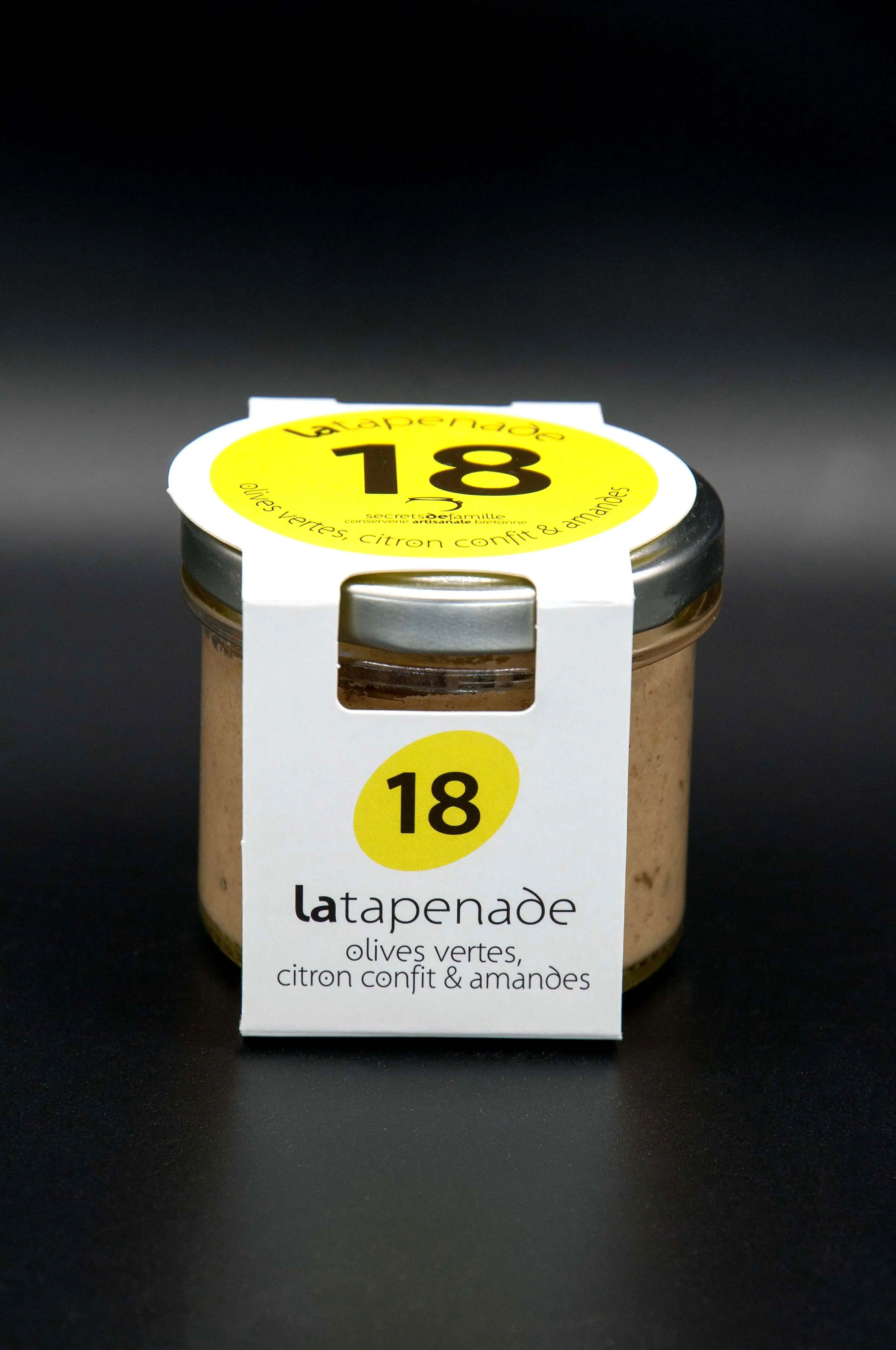 TAPENADE DE ACEITUNAS VERDES - LIMÓN CONFITADO Y ALMENDRAS