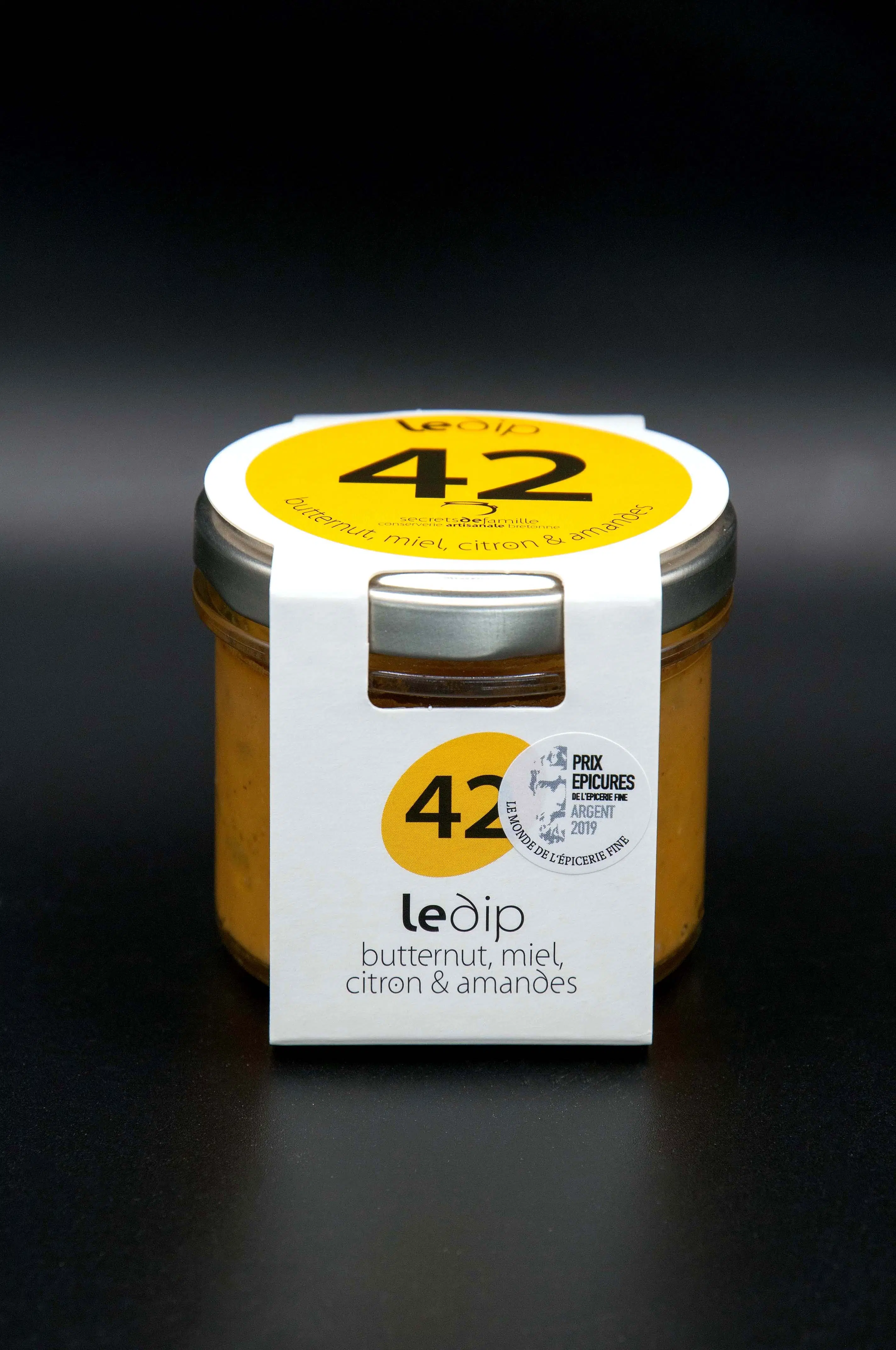 DIP DE BUTTERNUT - MIEL - LIMÓN Y ALMENDRAS Medalla de Plata en Epicures 2019