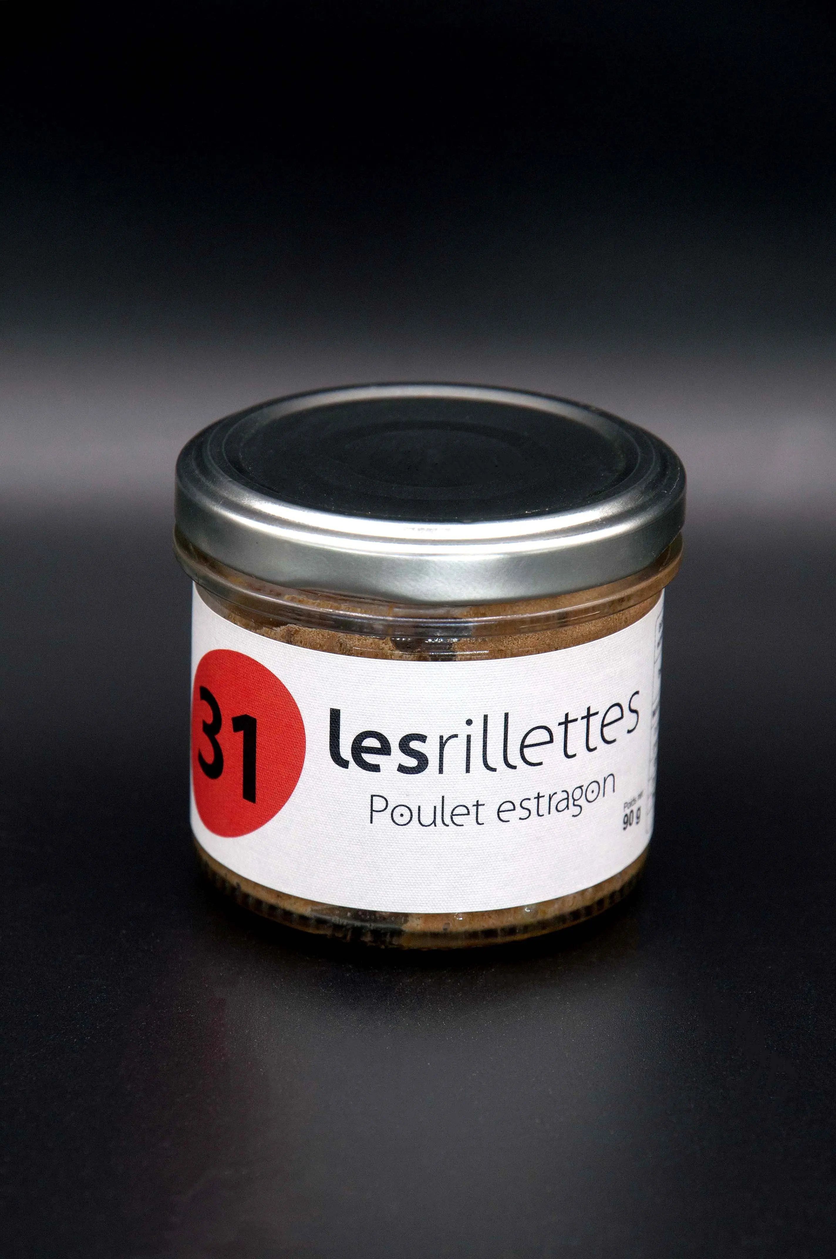 Rillettes de pollo y estragón - Sin cerdo