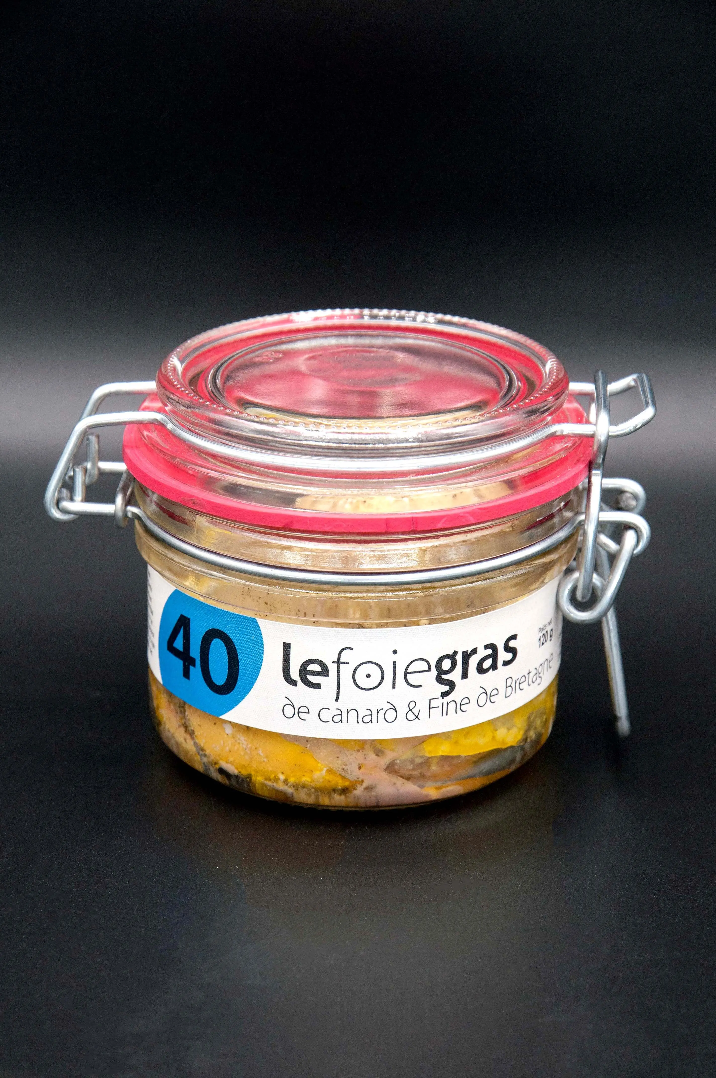 FOIE GRAS DE PATO ENTERO CON FINA DE BRETANA 120 G