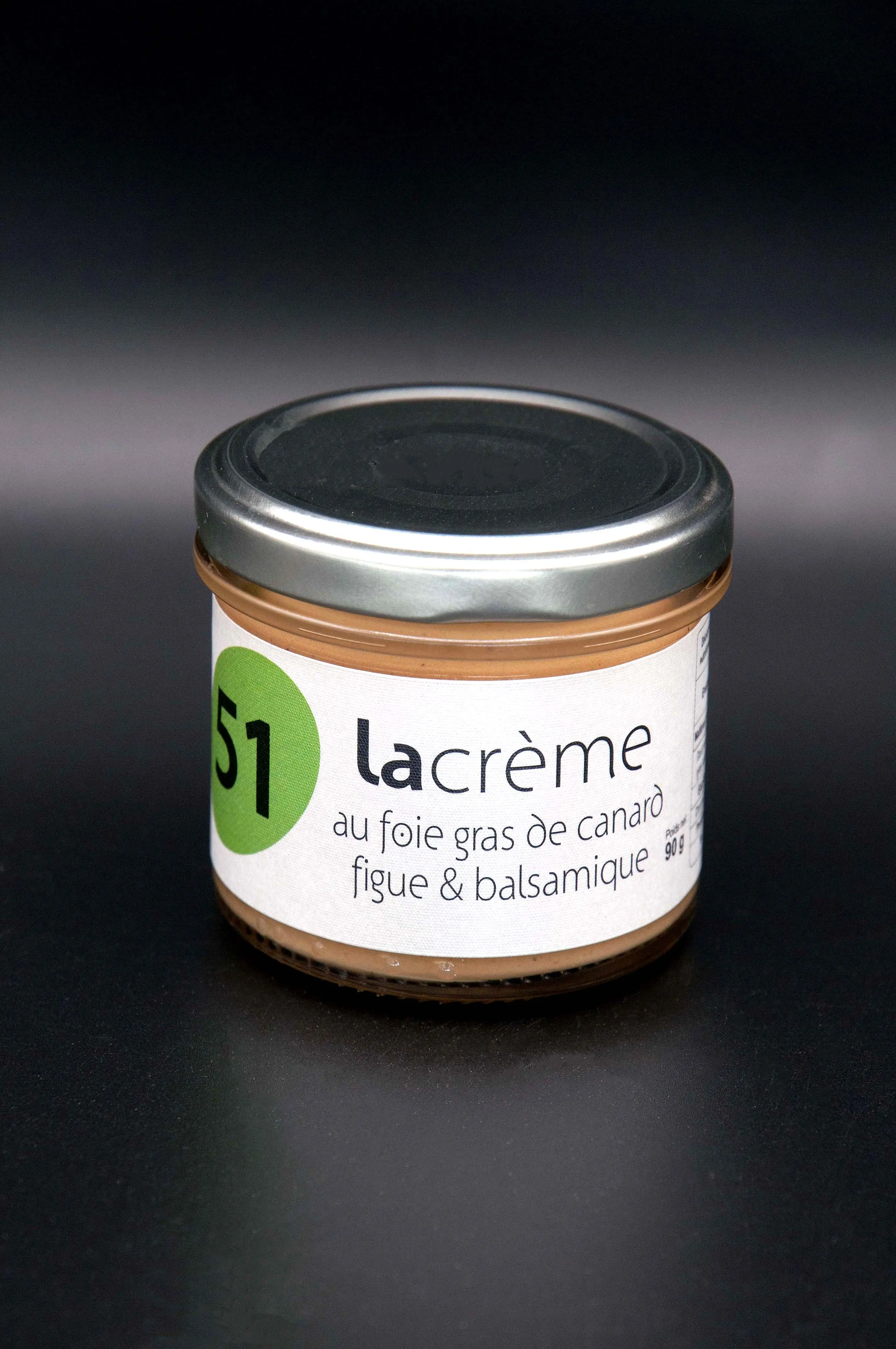 Crema de foie gras de pato con higos y vinagre balsámico