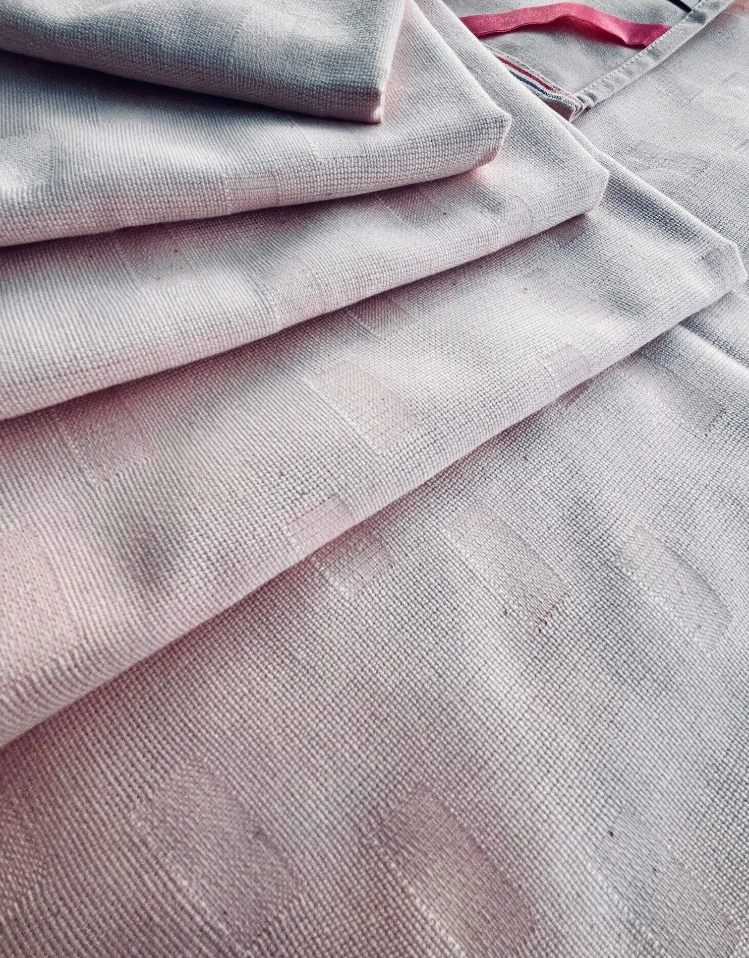 Torchon MILLE-FEUILLES - COULEUR - 100% coton